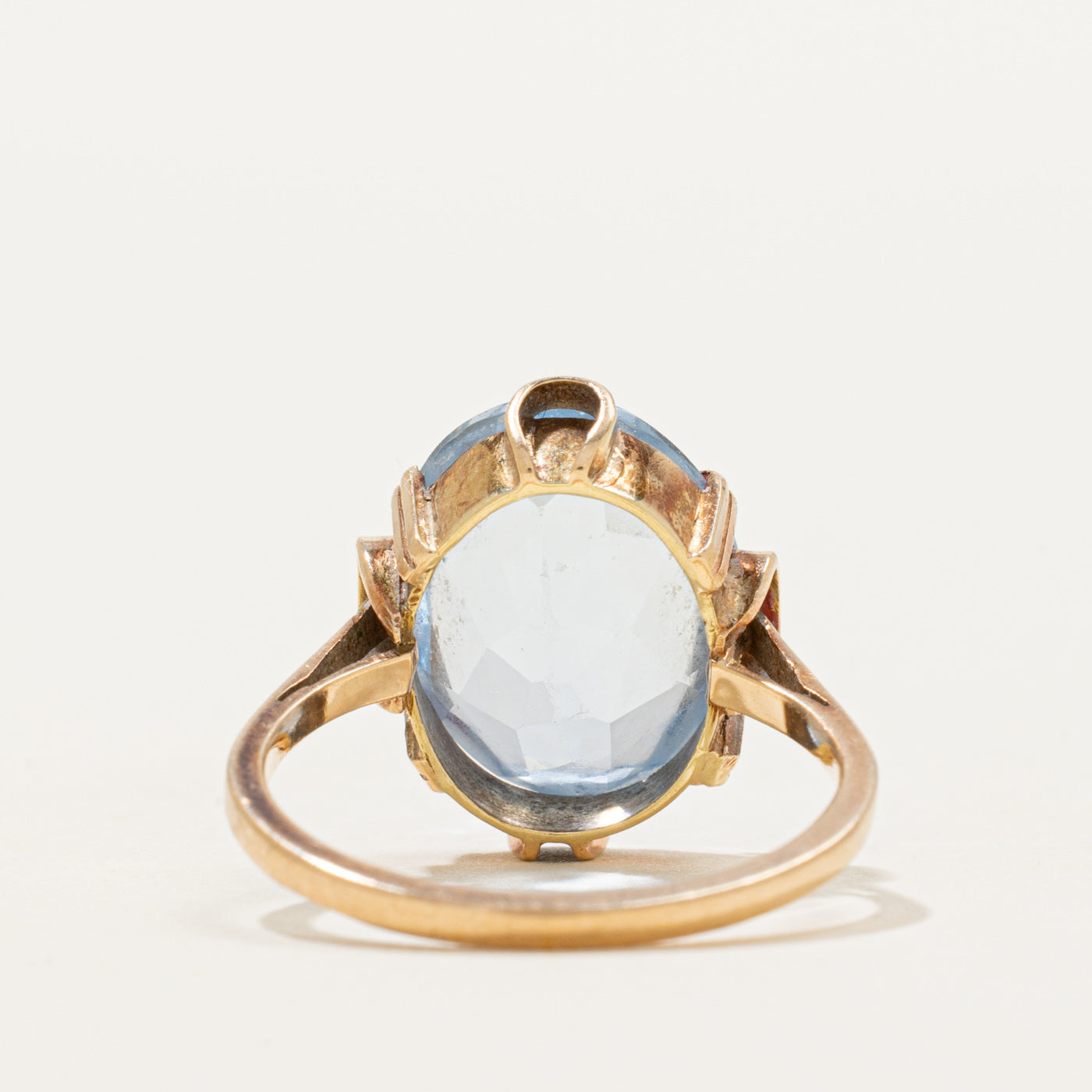 Oval Cut Synthetic Spinel Cocktail Ring | 8.50ct | SZ 6.75