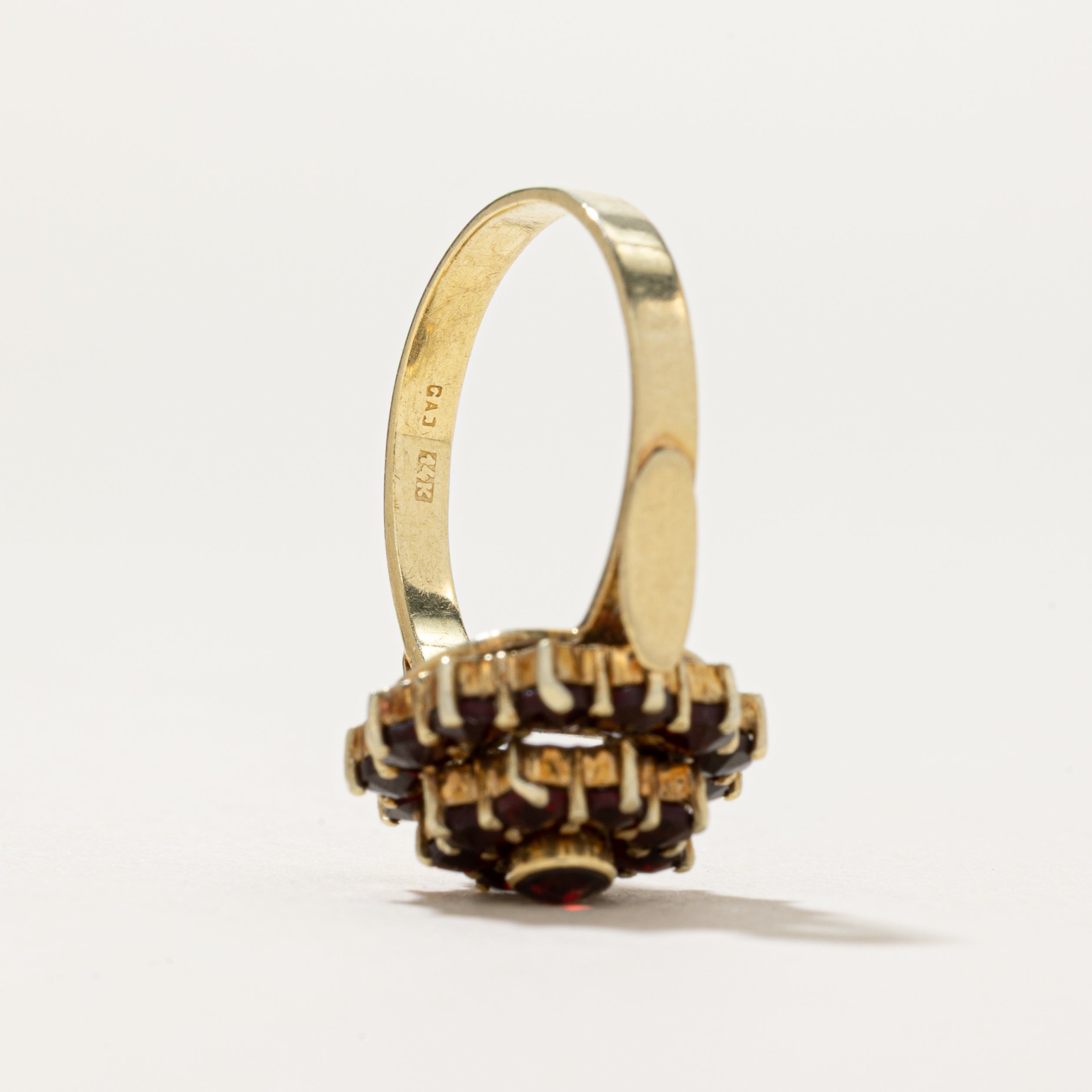 Garnet Cluster Cocktail Ring | 1.43ctw | SZ 6
