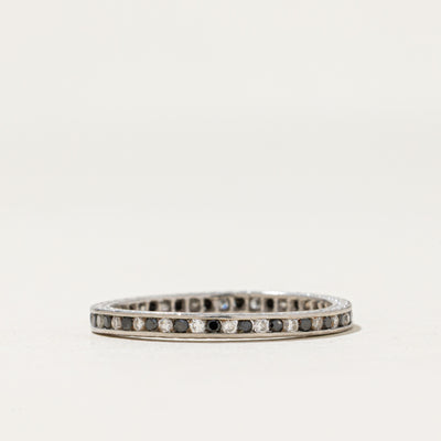 Eternity Sapphire & Diamond Band | 0.25ctw, 0.13ctw | SZ 6.5