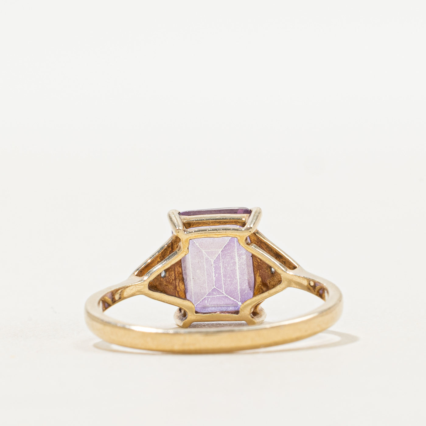 Basket Set Topaz & Diamond Ring | 2.60ct, 0.01ct | SZ 7.75