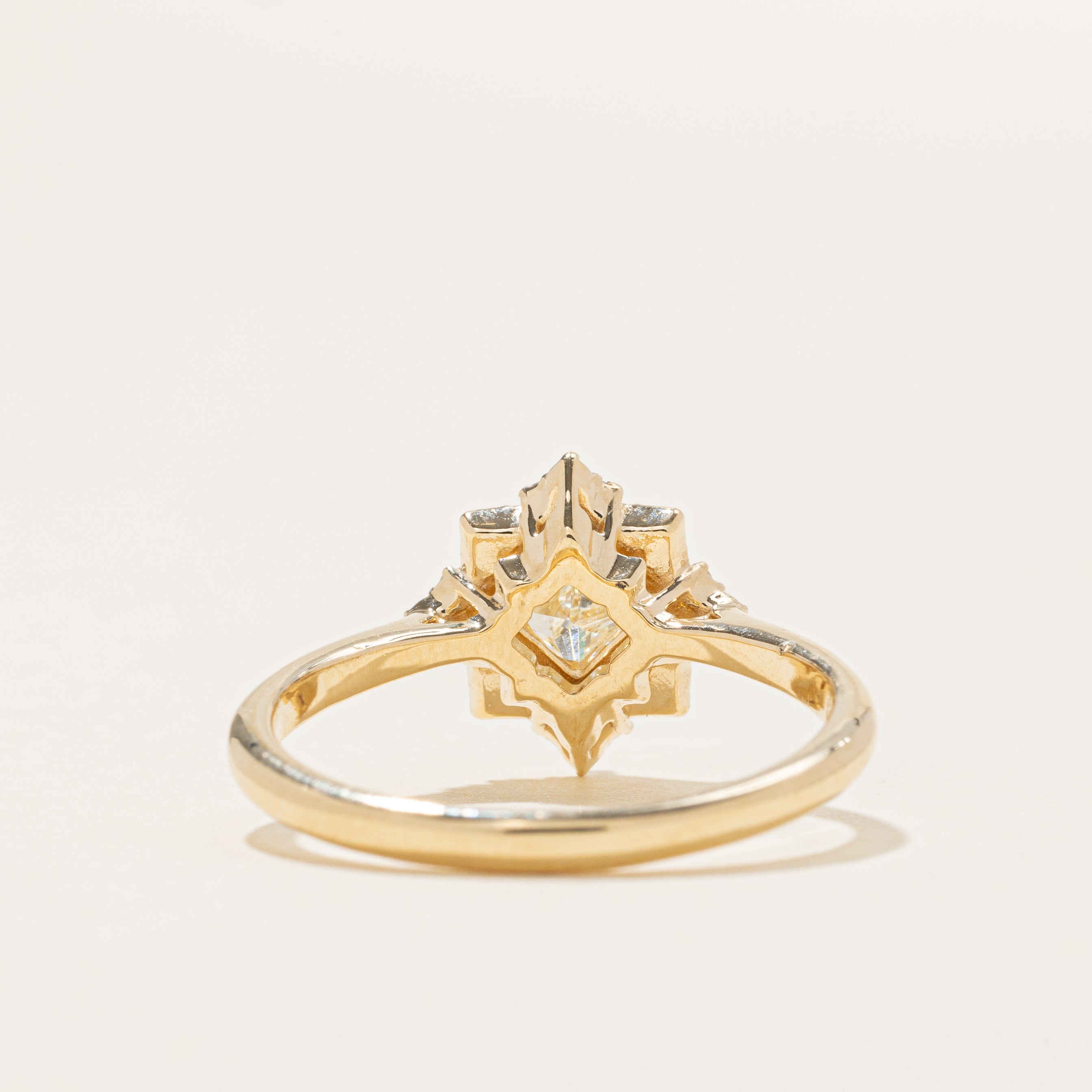 '100 Ways' Princess Cut Diamond Halo Ring | 0.95ctw | SZ 7