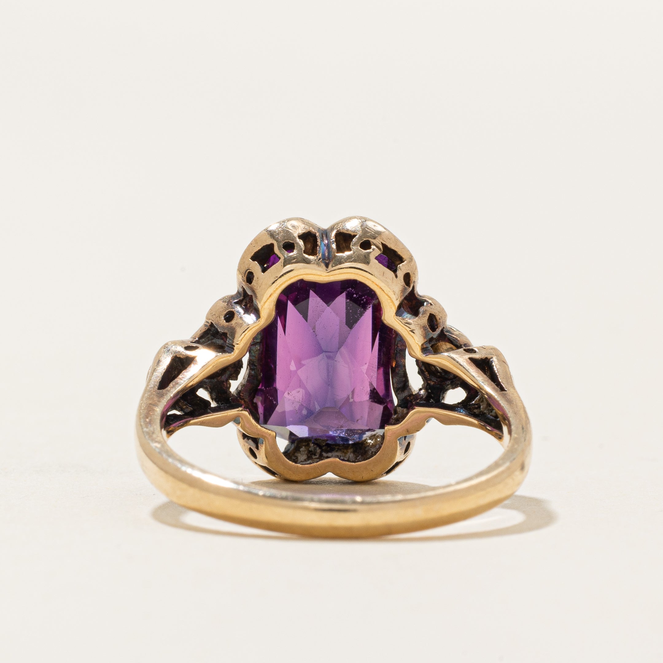 Fancy Cut Synthetic Sapphire Cocktail Ring | 7.00ct | SZ 6