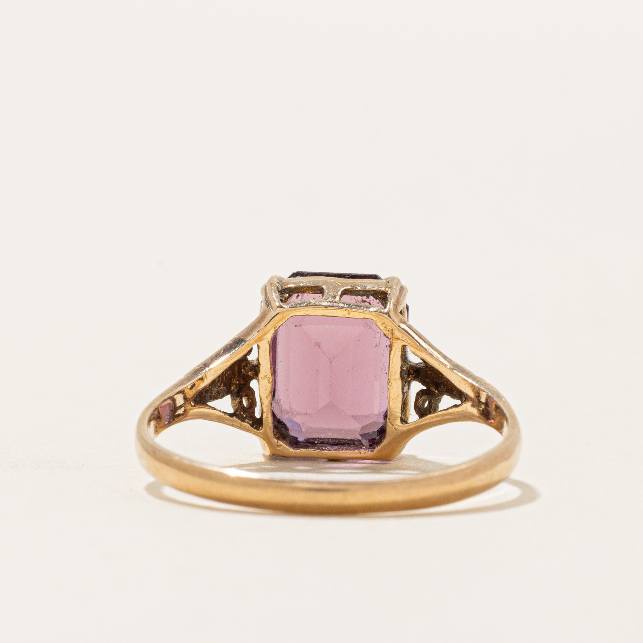 Solitaire Pasté Glass Cocktail Ring | 4.26ct | SZ 8.25