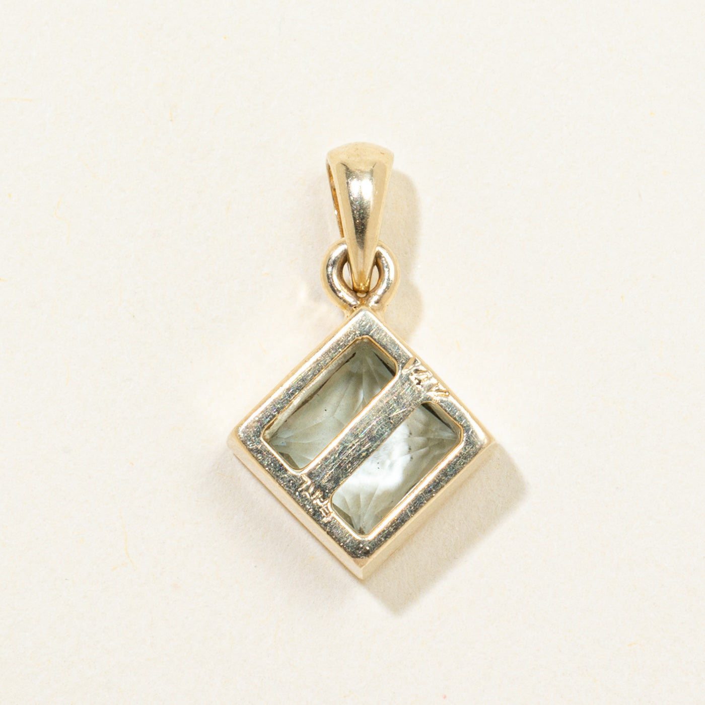 Bezel Set Blue Topaz Pendant | 1.83ct