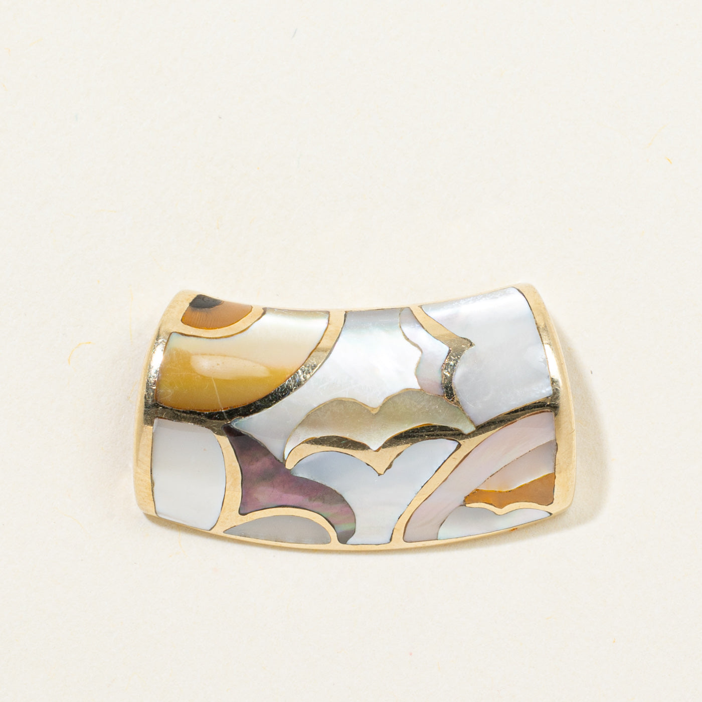 Pendentif coulissant en nacre (grand modèle) | 0,92 ct