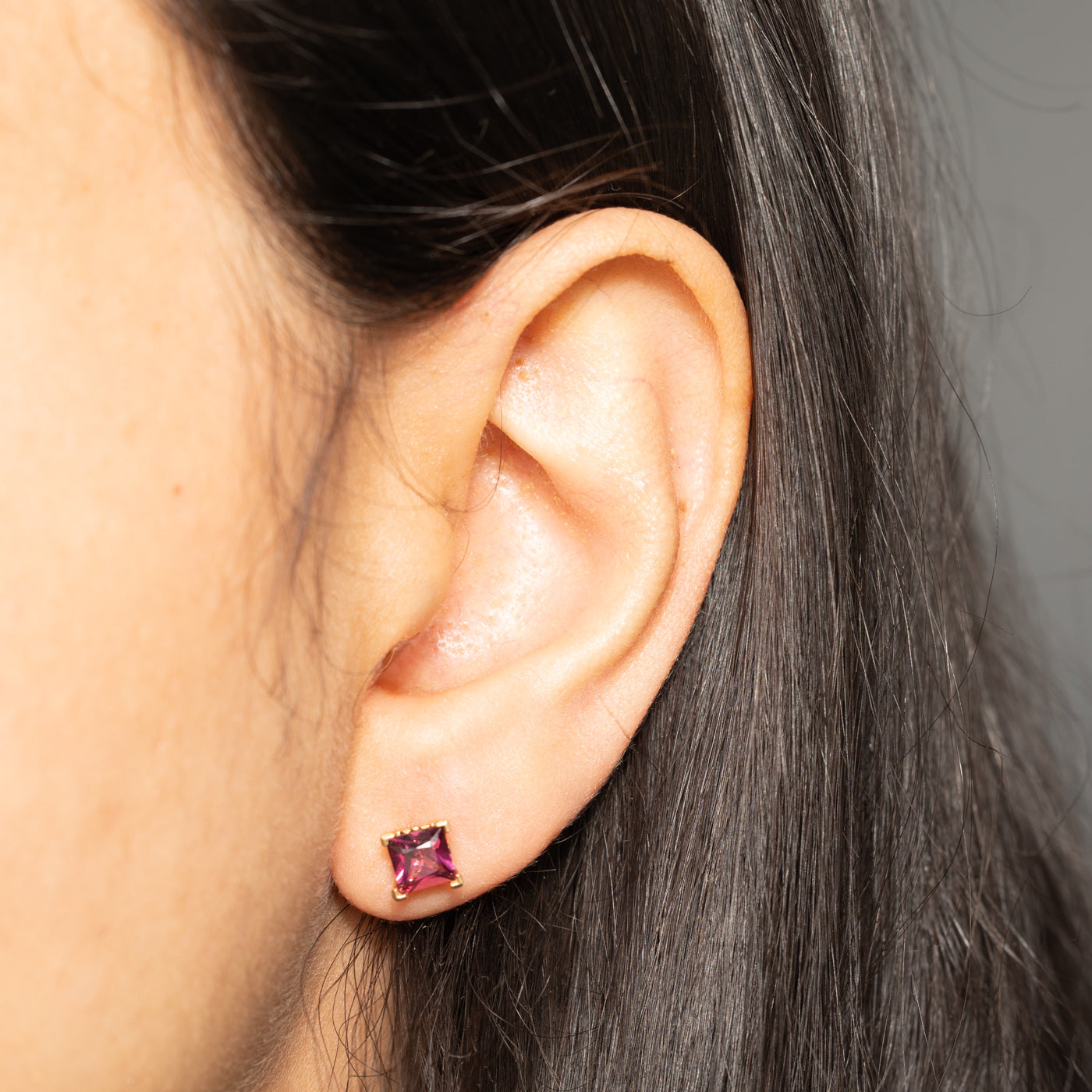 14k Pink Tourmaline Stud Earrings | 1.20ctw