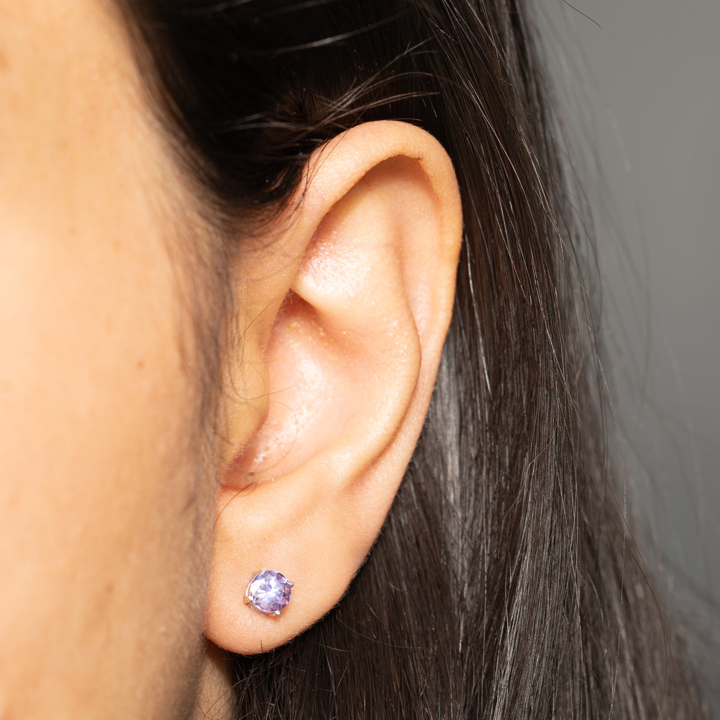 14k Solitaire Tanzanite Stud Earrings | 0.80ctw
