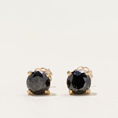 Black Diamond Stud Earrings | 1.20ctw