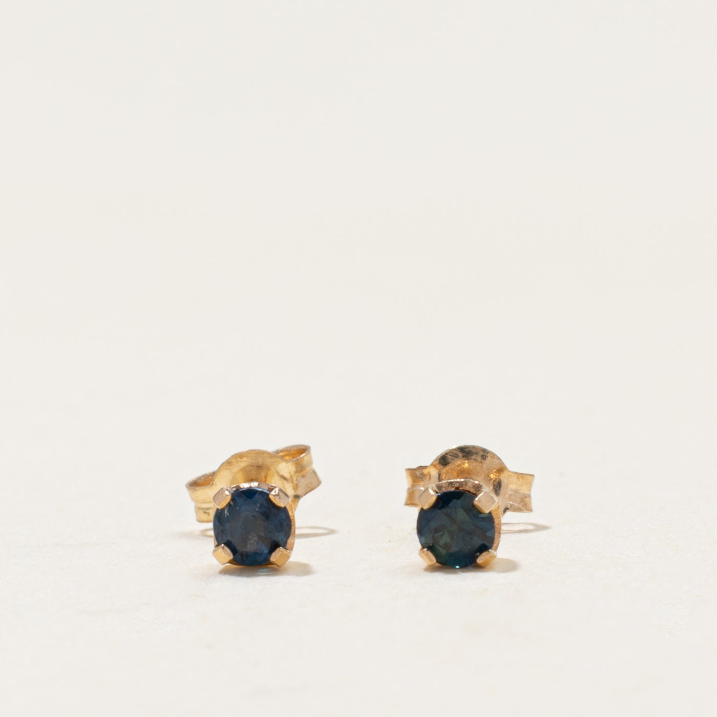 14k Sapphire Small Stud Earrings | 0.24ctw