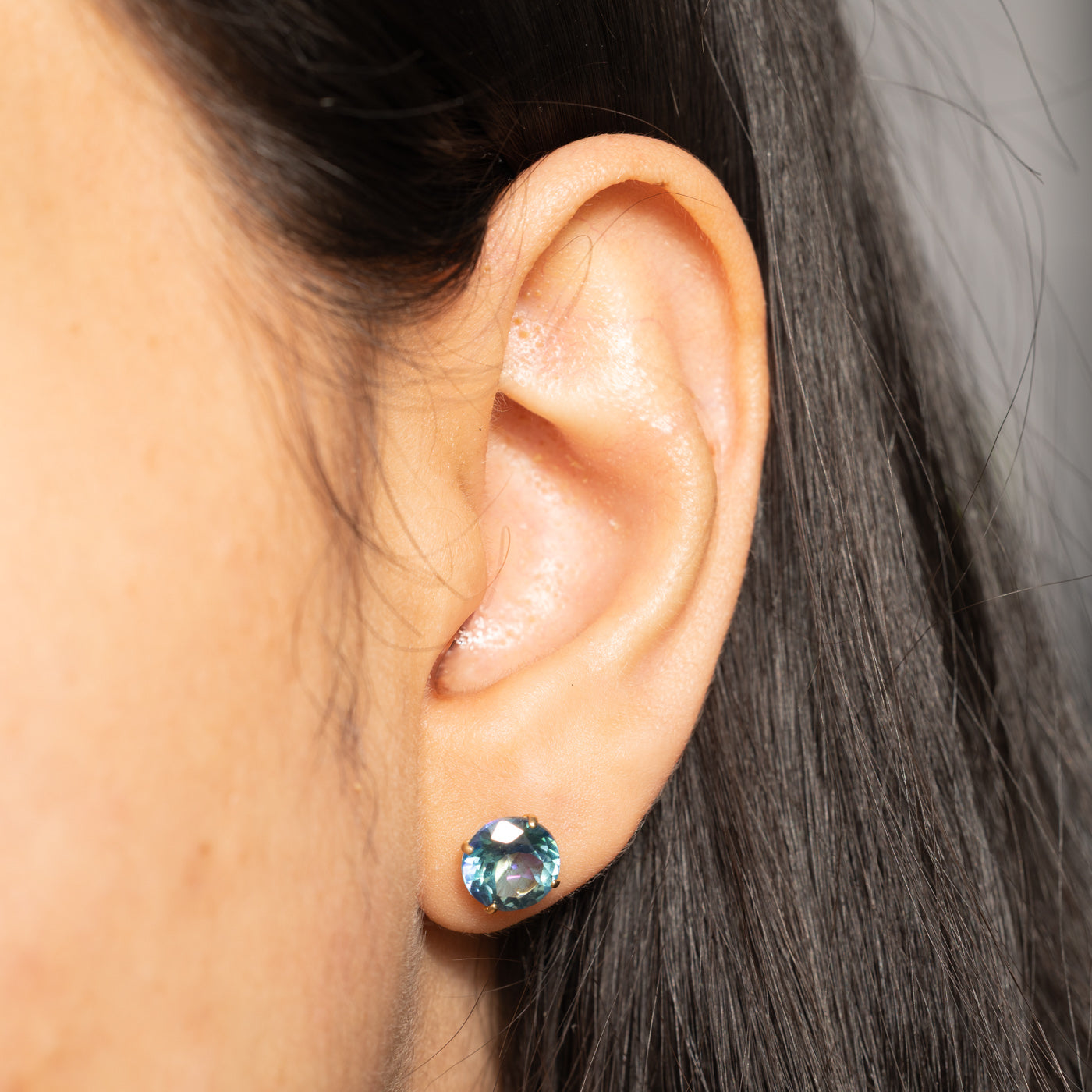 14k Mystic Topaz Stud Earrings | 5.00ctw