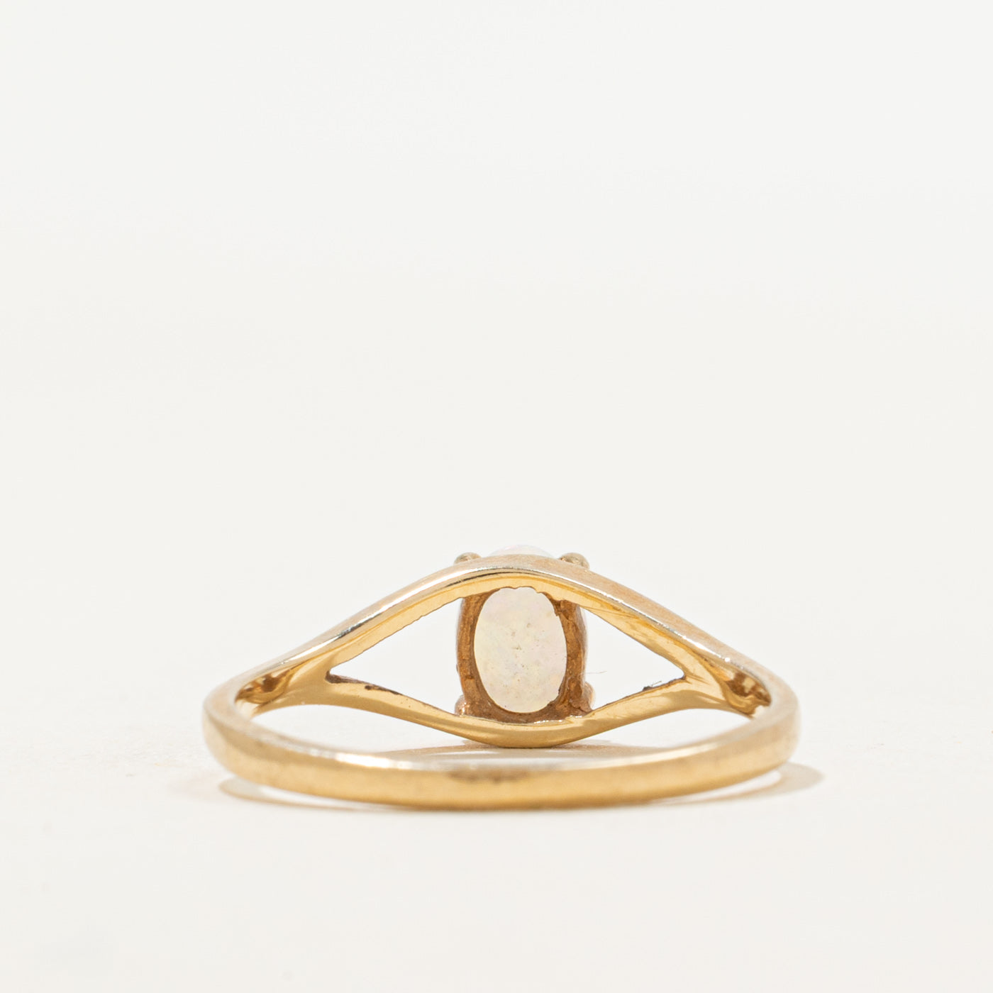 Opal Open Shank Ring | 0.10ct | SZ 6