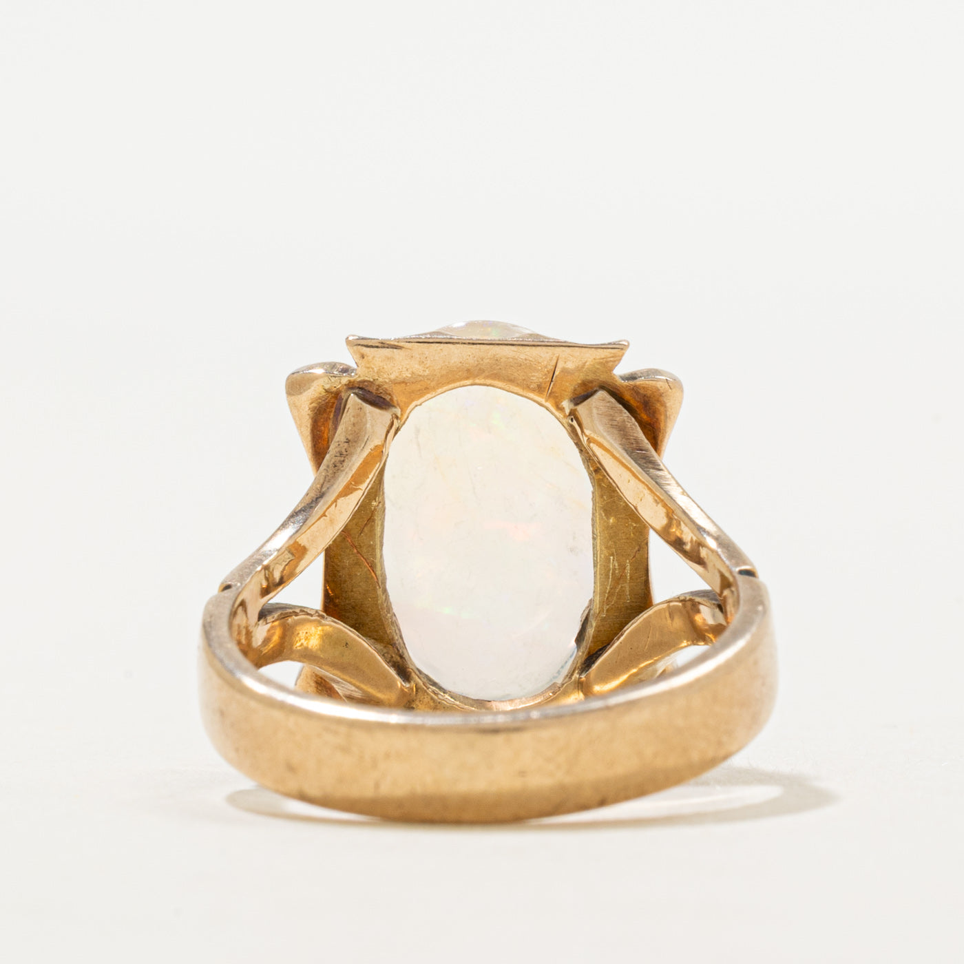 Cabochon Jelly Opal Cocktail Ring | 3.35ct | SZ 6