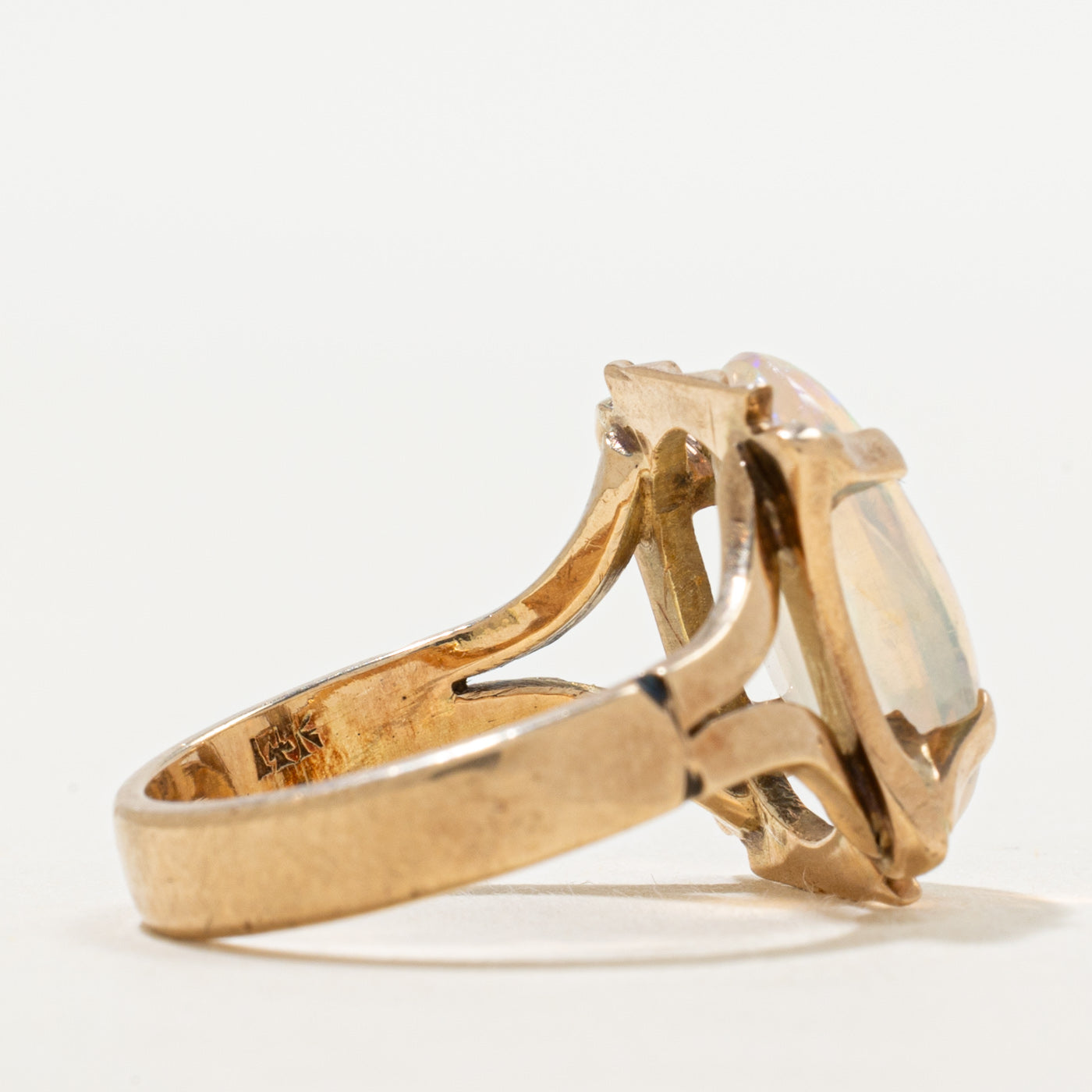 Cabochon Jelly Opal Cocktail Ring | 3.35ct | SZ 6