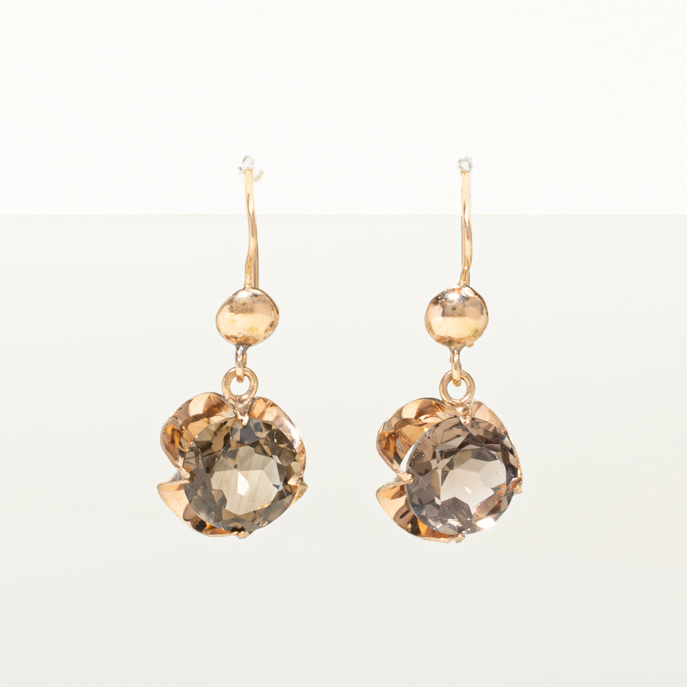 Smoky Quartz Drop Earrings | 6.60ct