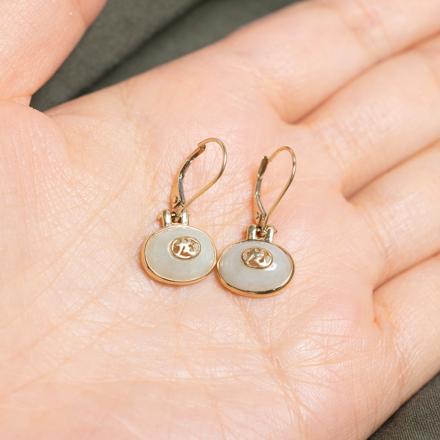 Bezel Set Jadeite Drop Earrings | 6.00ctw