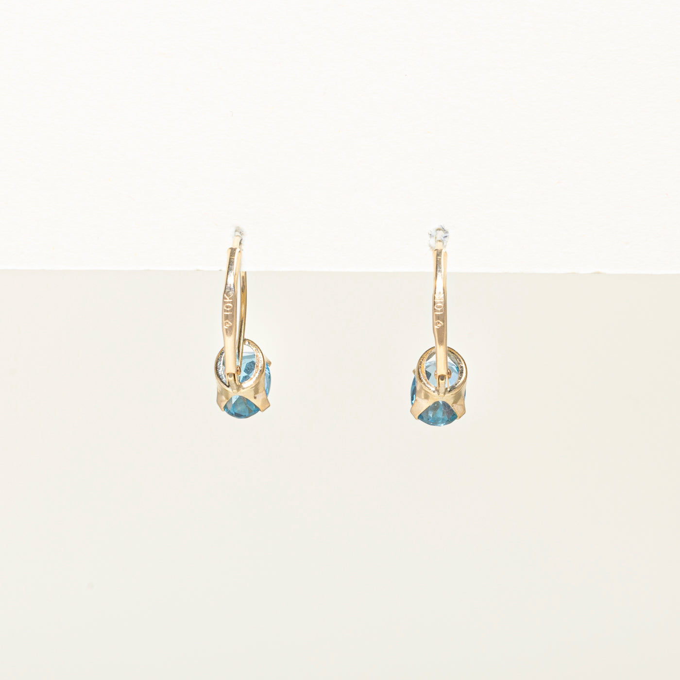Oval Cut Topaz Drop Earrings | 1.80ctw