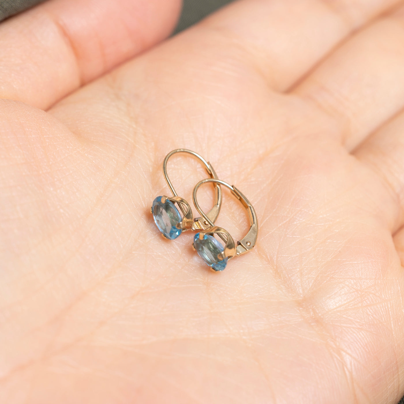 Oval Cut Topaz Drop Earrings | 1.80ctw