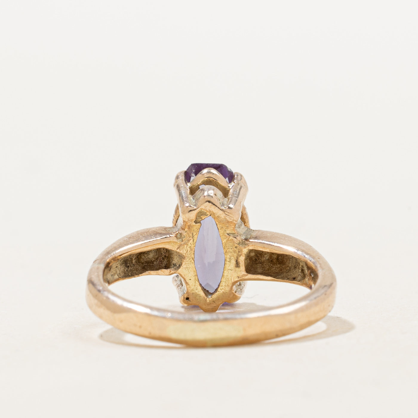 Synthetic Sapphire Solitaire Ring | 1.8ct | SZ 4.25 |