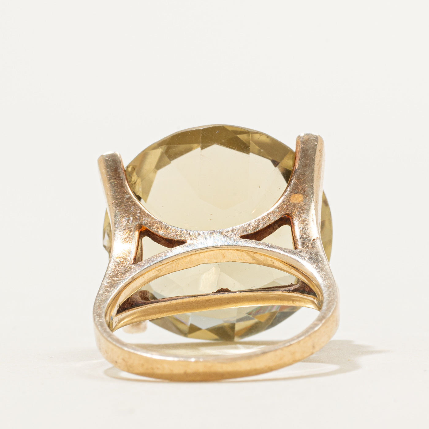 Solitaire Citrine Cocktail Ring | 20.00ct | SZ 5.5