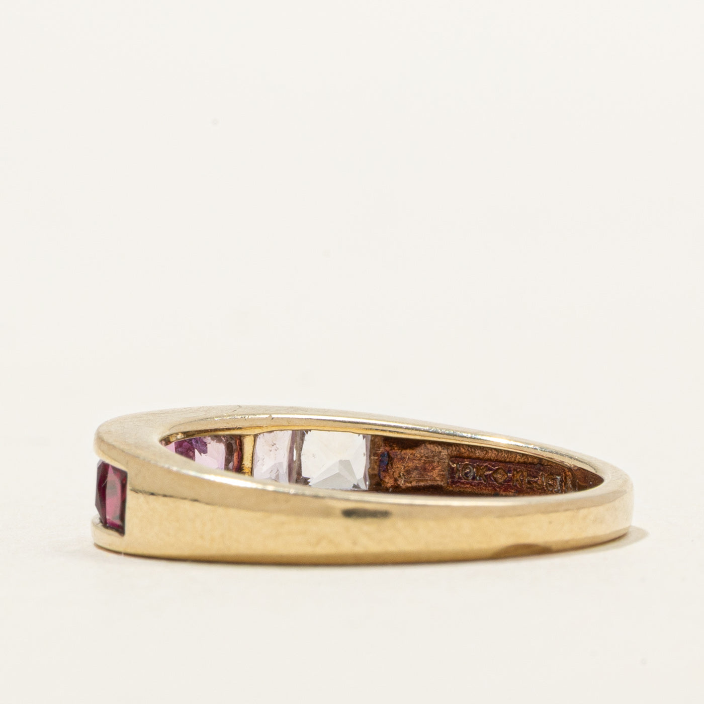 Ombre Synthetic Ruby Band | 1.50ctw | SZ 7.0