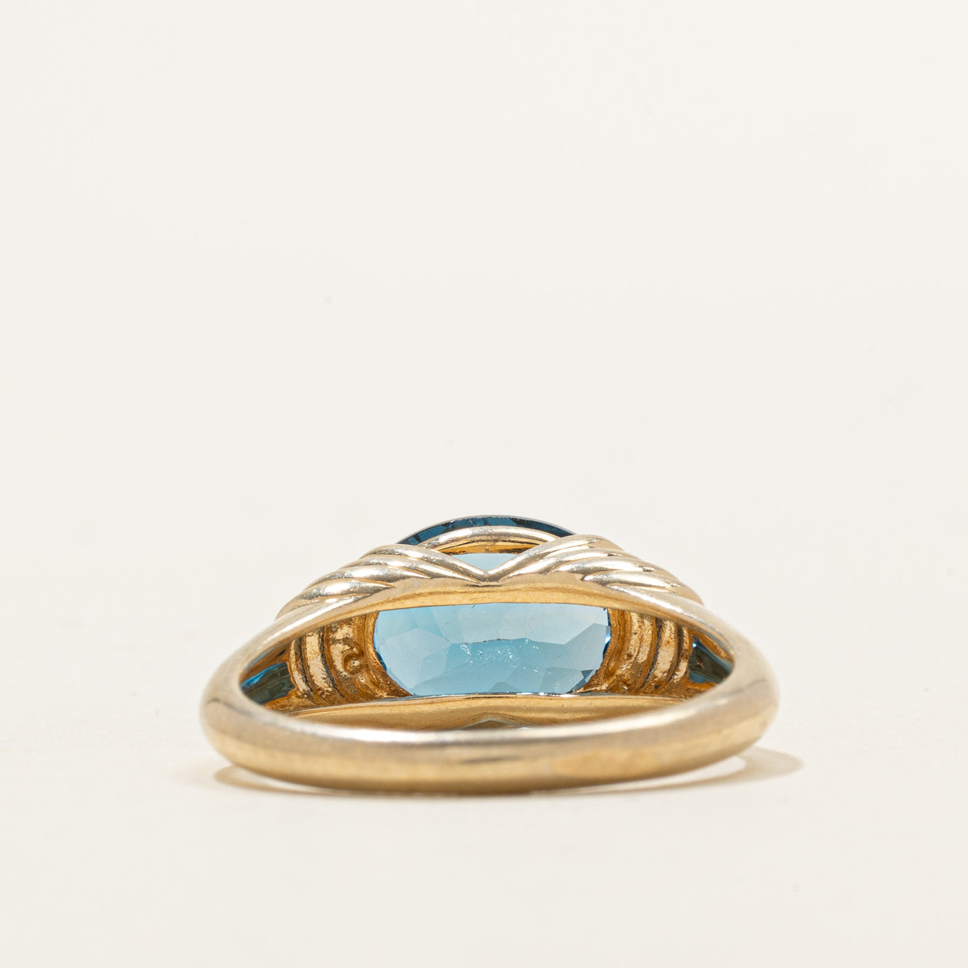 ｍａｙｕｒｉａ　0730 Mejuri' Blue Topaz Heirloom Ring | 2.50ct | SZ 7