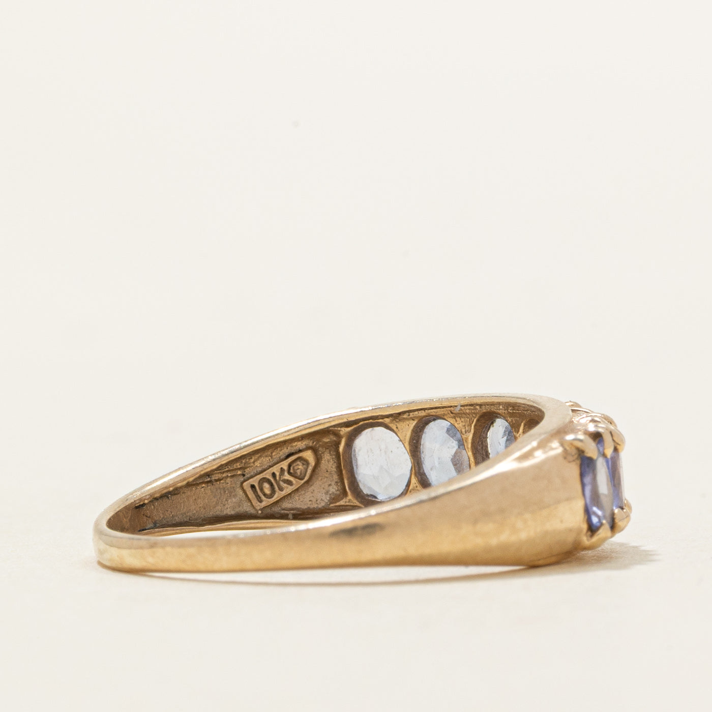 Seven Stone Tanzanite Ring | 1.0ctw | SZ 7