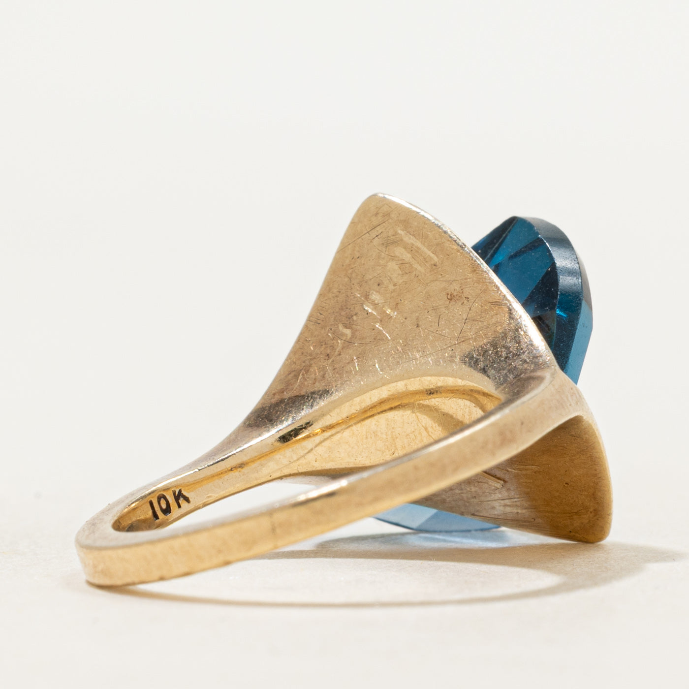 Synthetic Spinel Abstract Cocktail Ring | 13.50ct | SZ 5.75