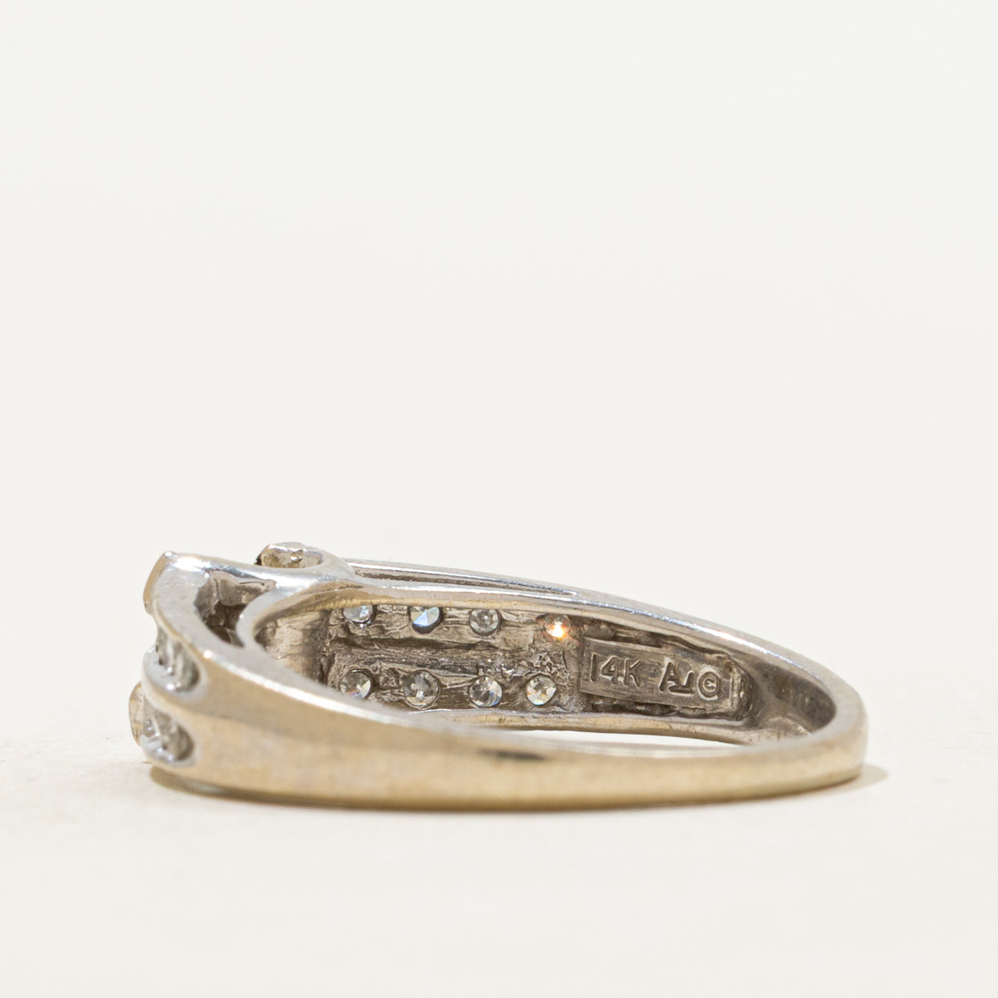 Yellow & White Diamond Ring | 0.58ctw | SZ 6.25