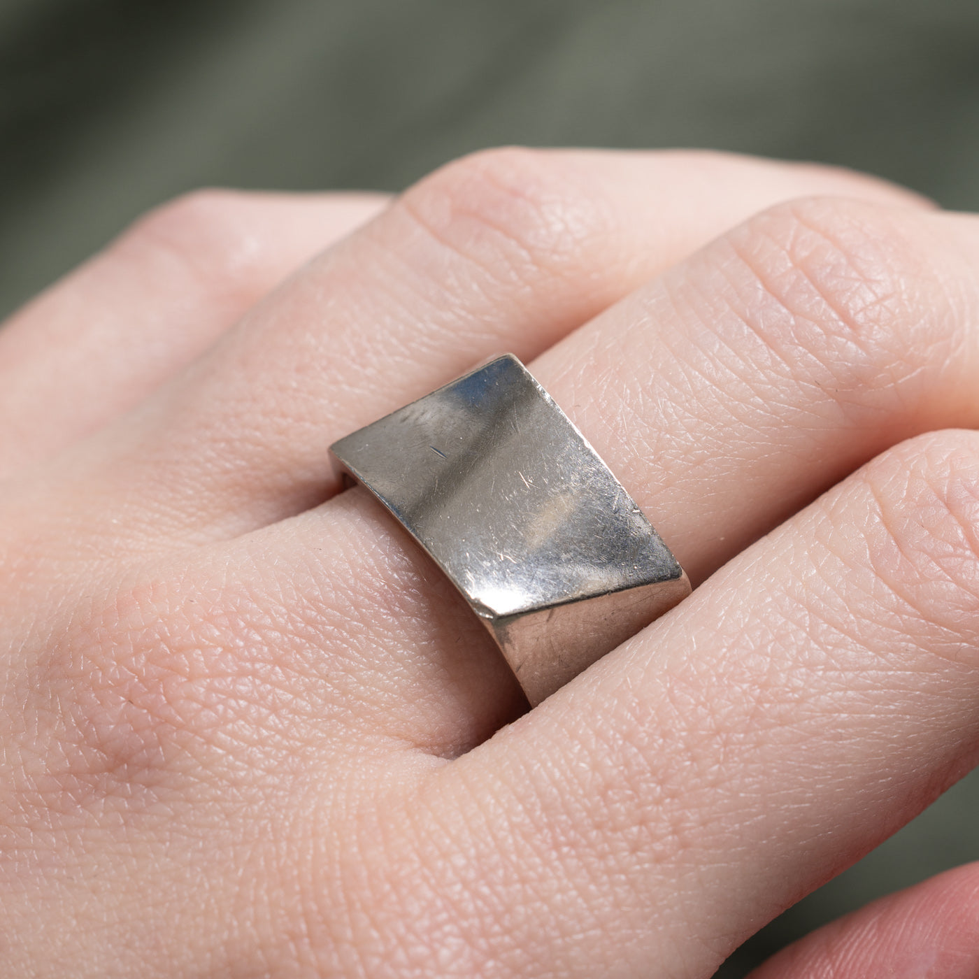 'Tiffany & Co' 18k Frank Gehry Torque Wide Band Ring | 11.9mm | SZ 6.5