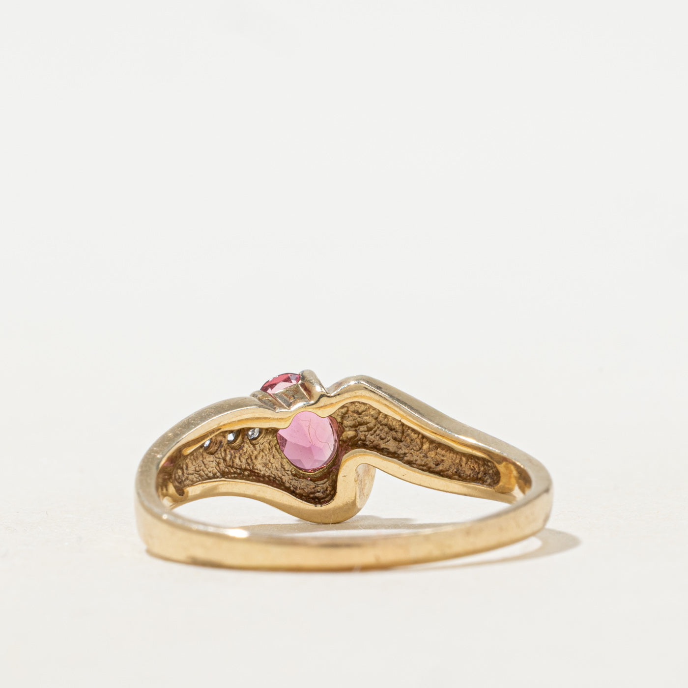 Pink Tourmaline & Diamond Ring | 0.36ct, 0.03ctw | SZ 8.75 |