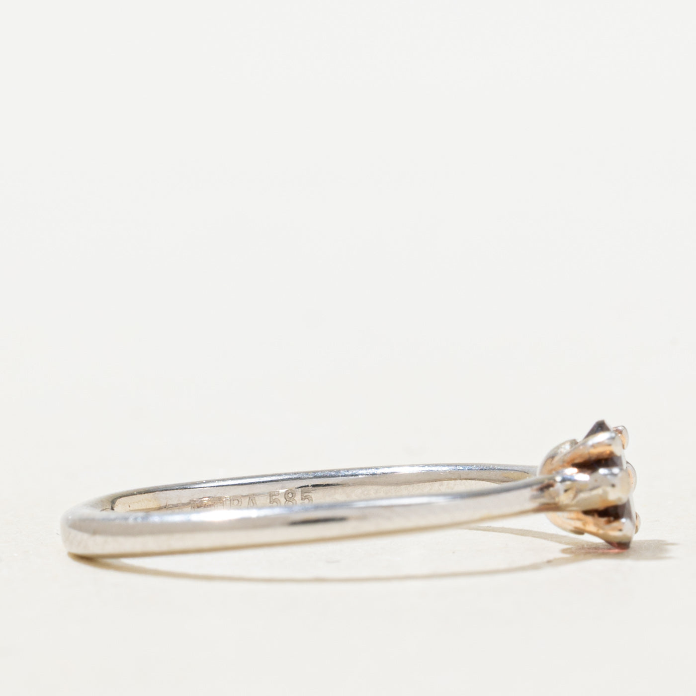 Bague Grenat Solitaire | 0,5ct | Taille 7.0 |