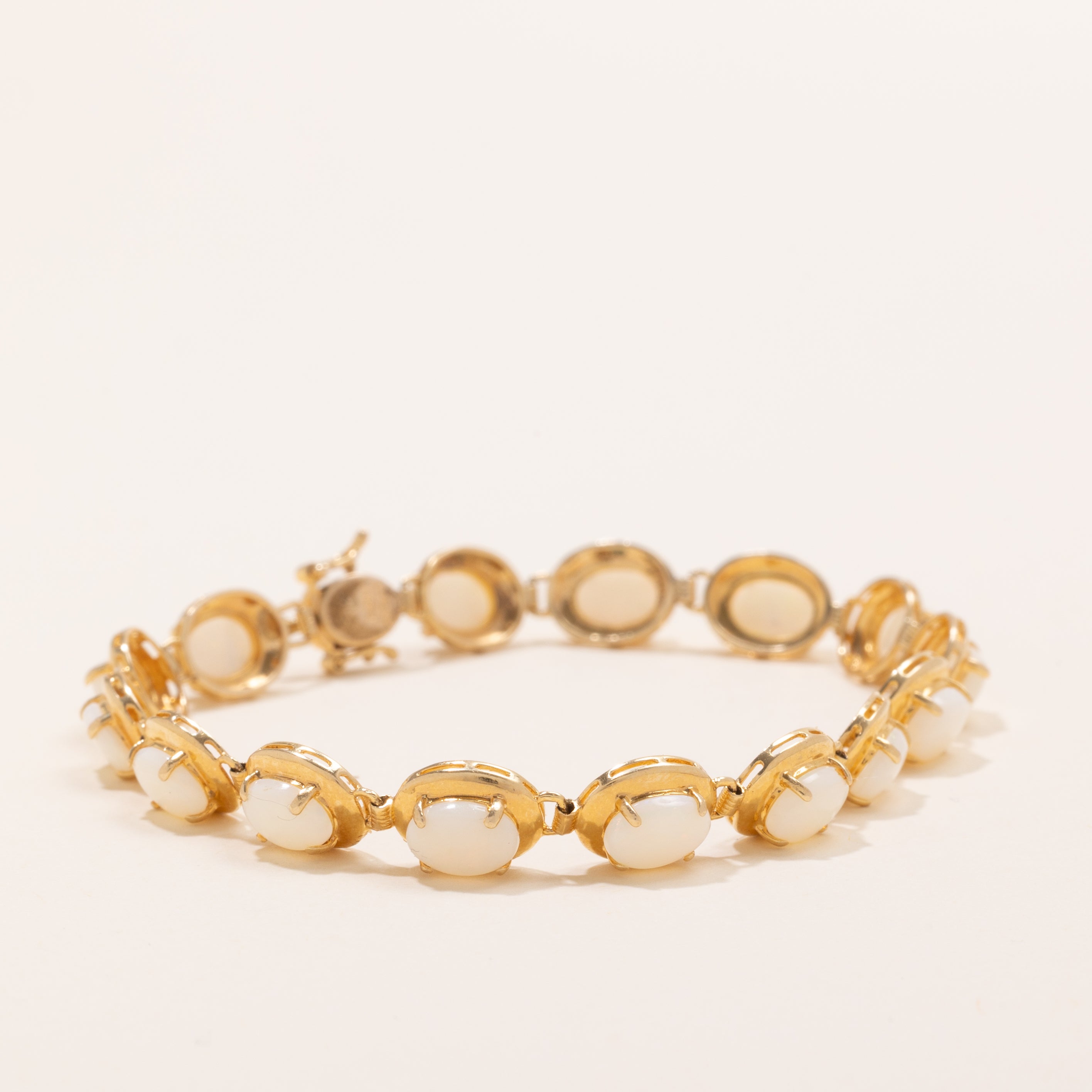 Cabochon Opal Gemstone Bracelet | 5.25ctw | 7" |