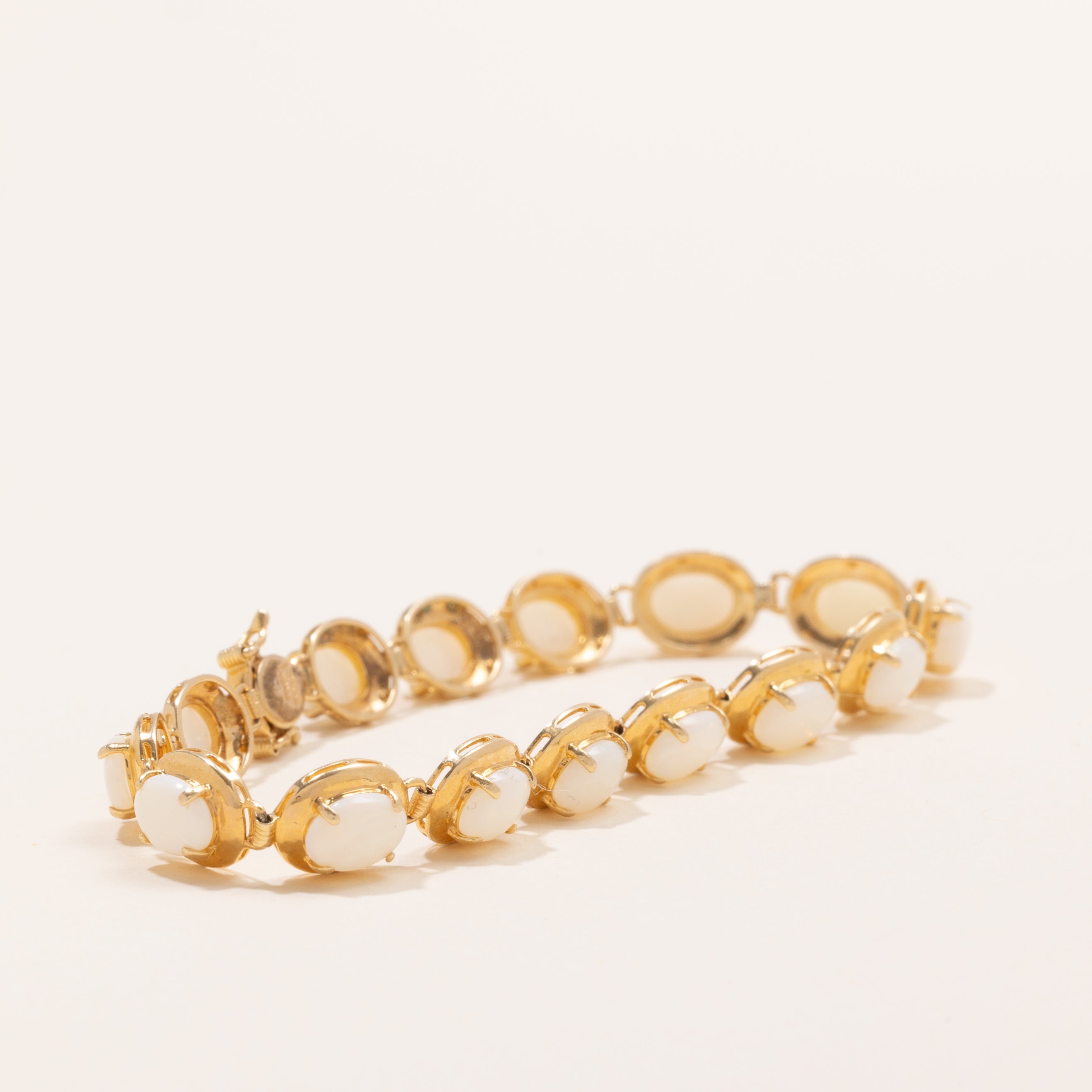 Cabochon Opal Gemstone Bracelet | 5.25ctw | 7" |