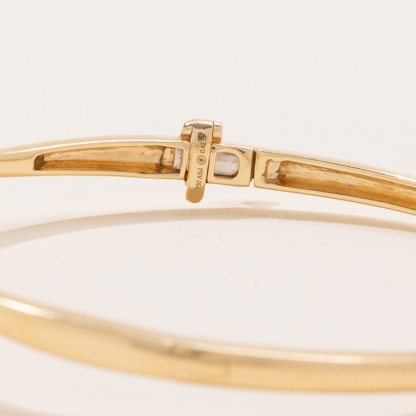 Marquise Cut Sapphire & Diamond Bypass Cuff Bracelet | 0.2ct, 0.42ctw | 7.5" |