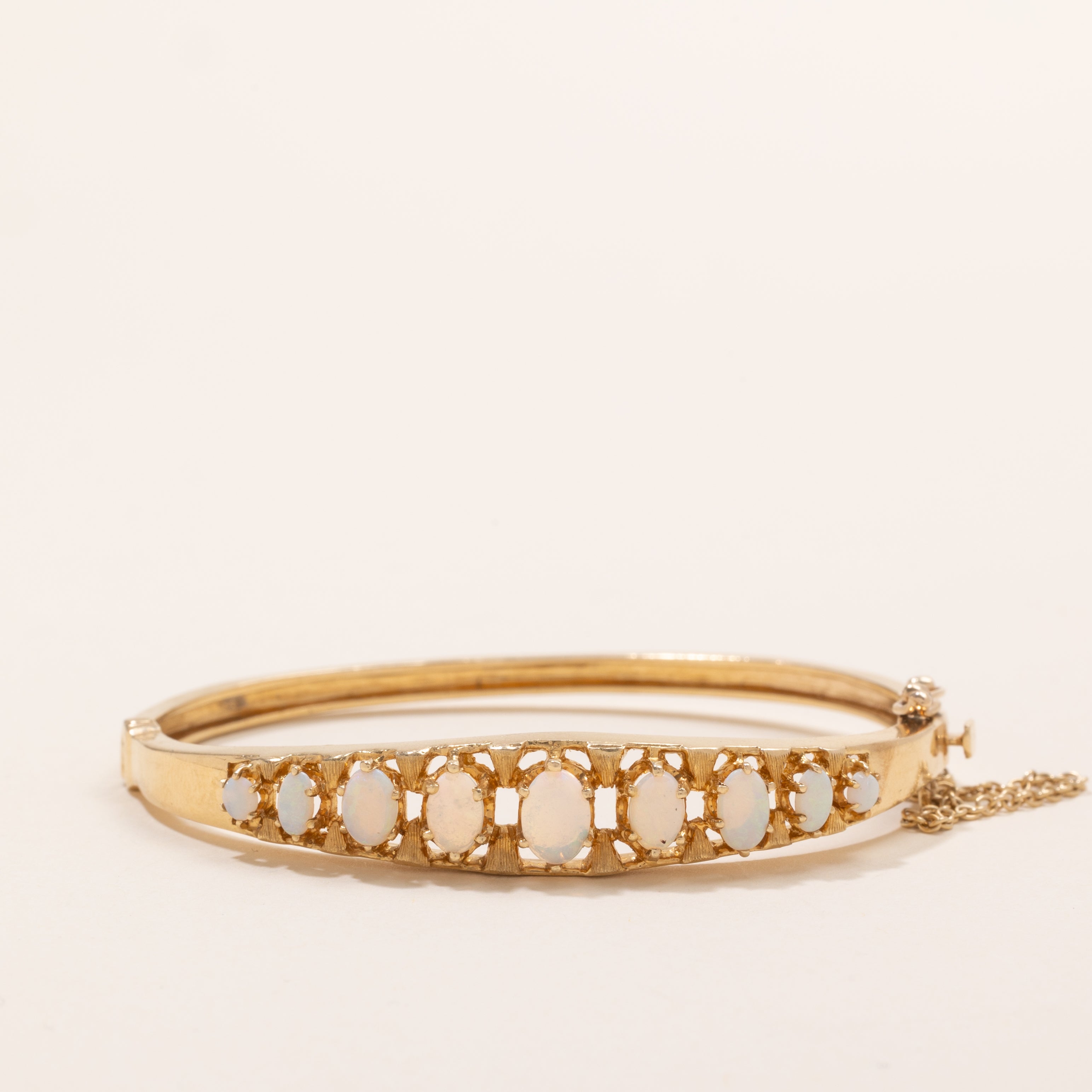 Cabochon Opal Cuff Bracelet | 2.15ctw | 7.5" |