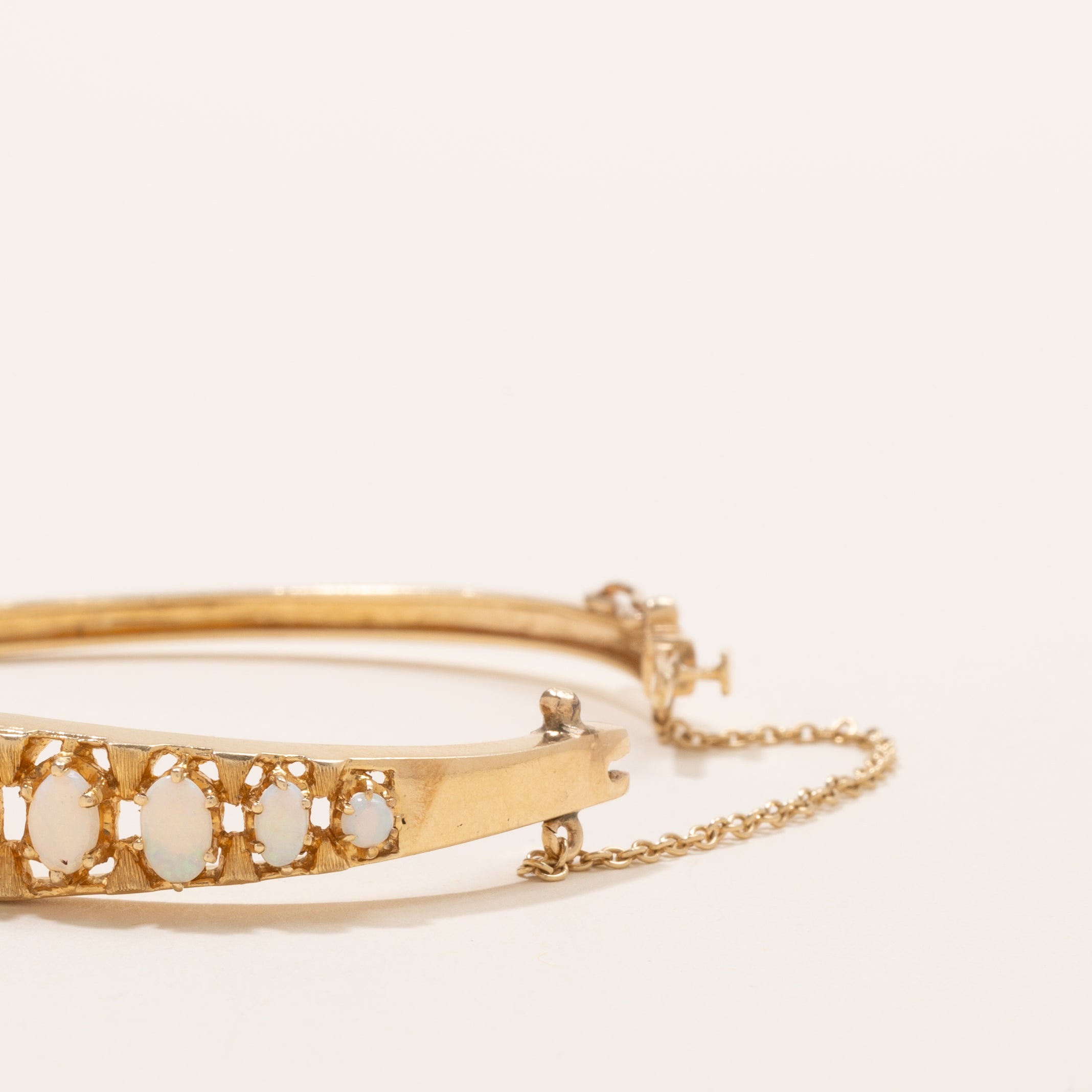 Cabochon Opal Cuff Bracelet | 2.15ctw | 7.5" |