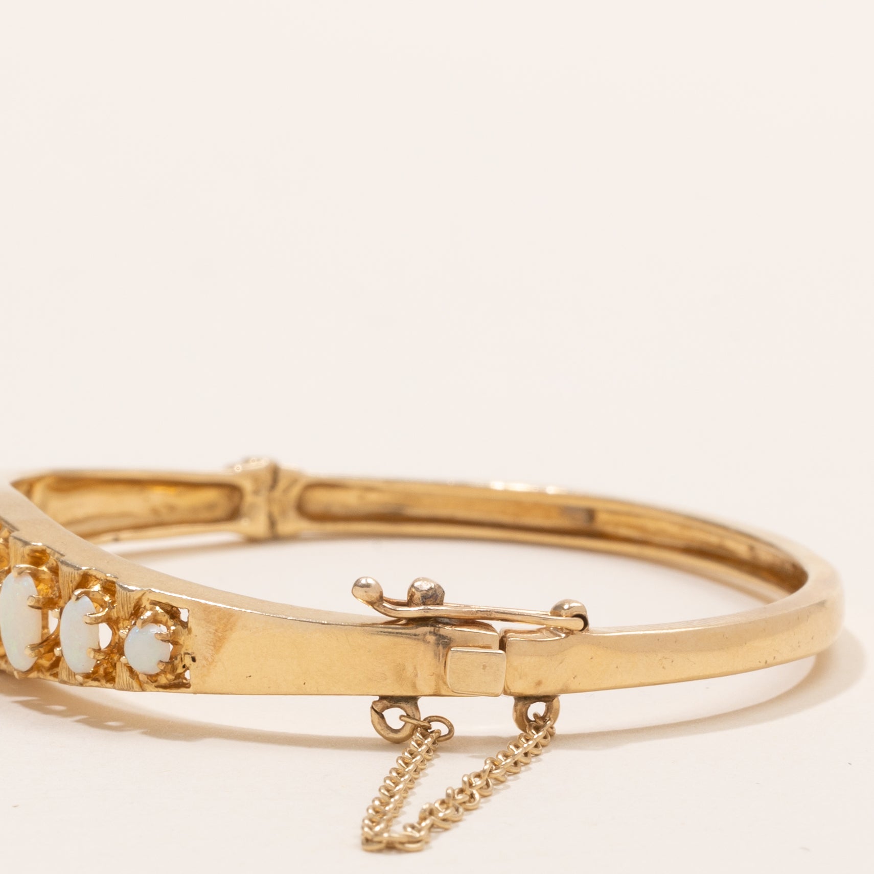 Cabochon Opal Cuff Bracelet | 2.15ctw | 7.5" |