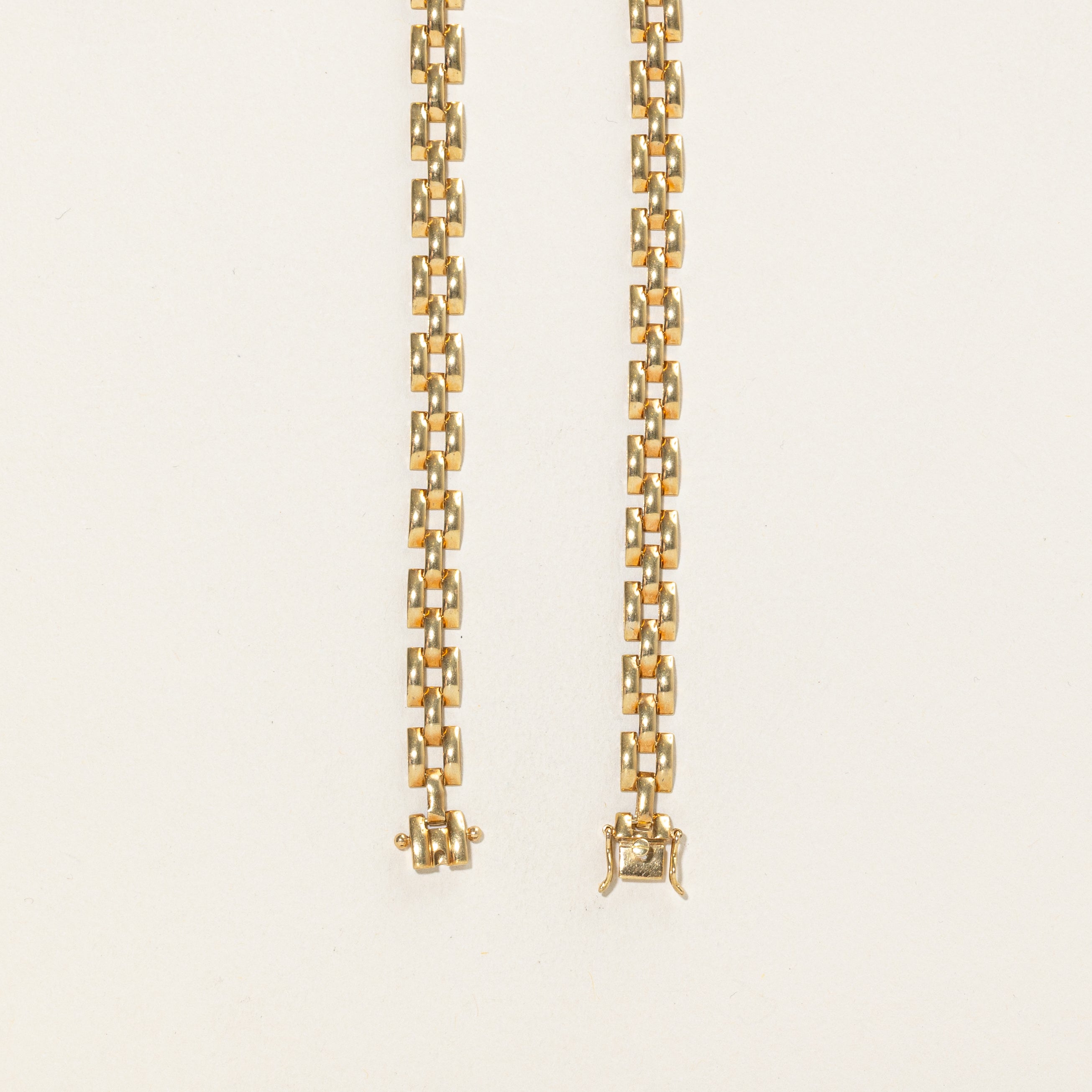 Multi Gem Panther Link Chain Necklace | 1.6ctw | 16.75" |