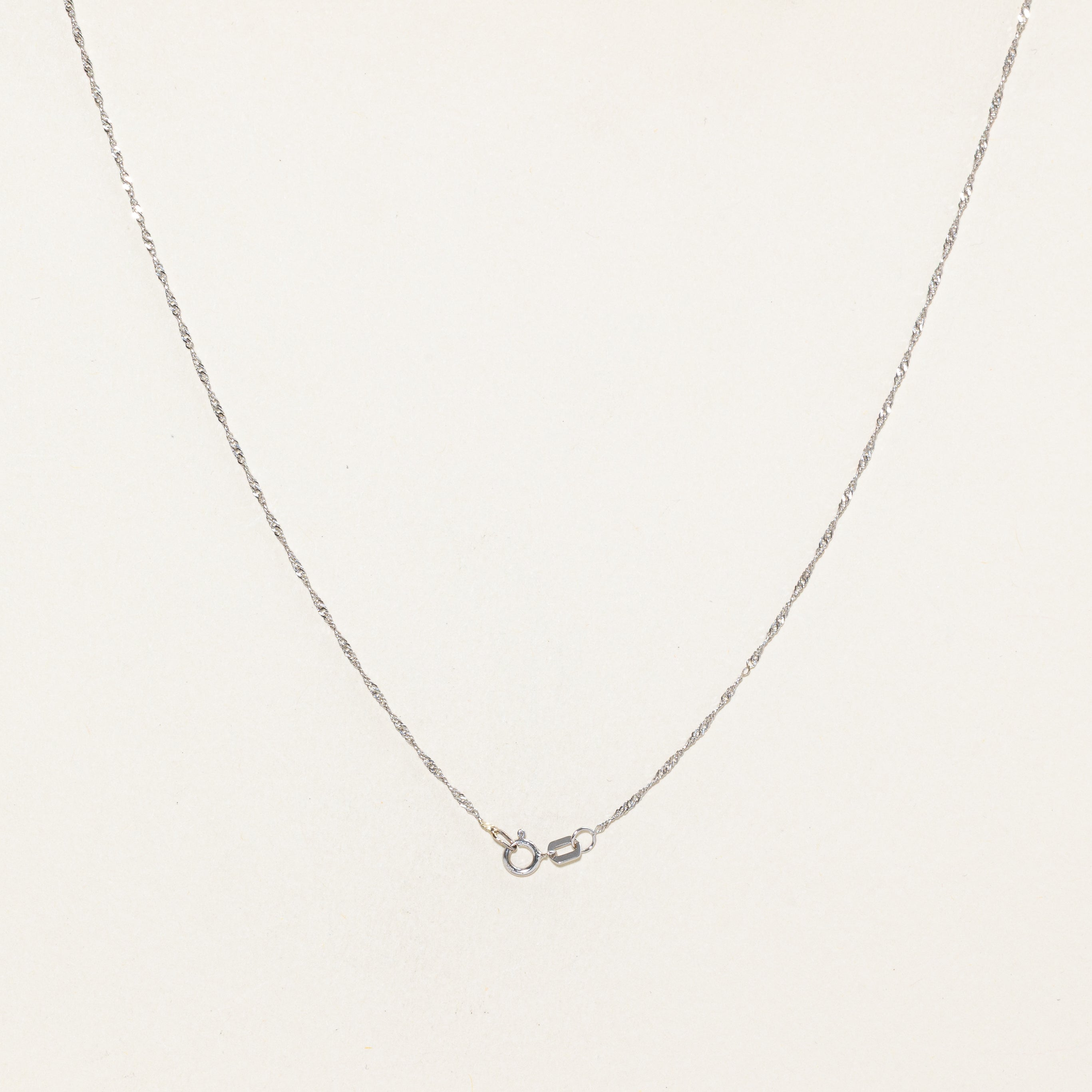 Synthetic Ruby & Diamond Drop Pendant Necklace | 0.25ct, 0.21ctw | 17" |