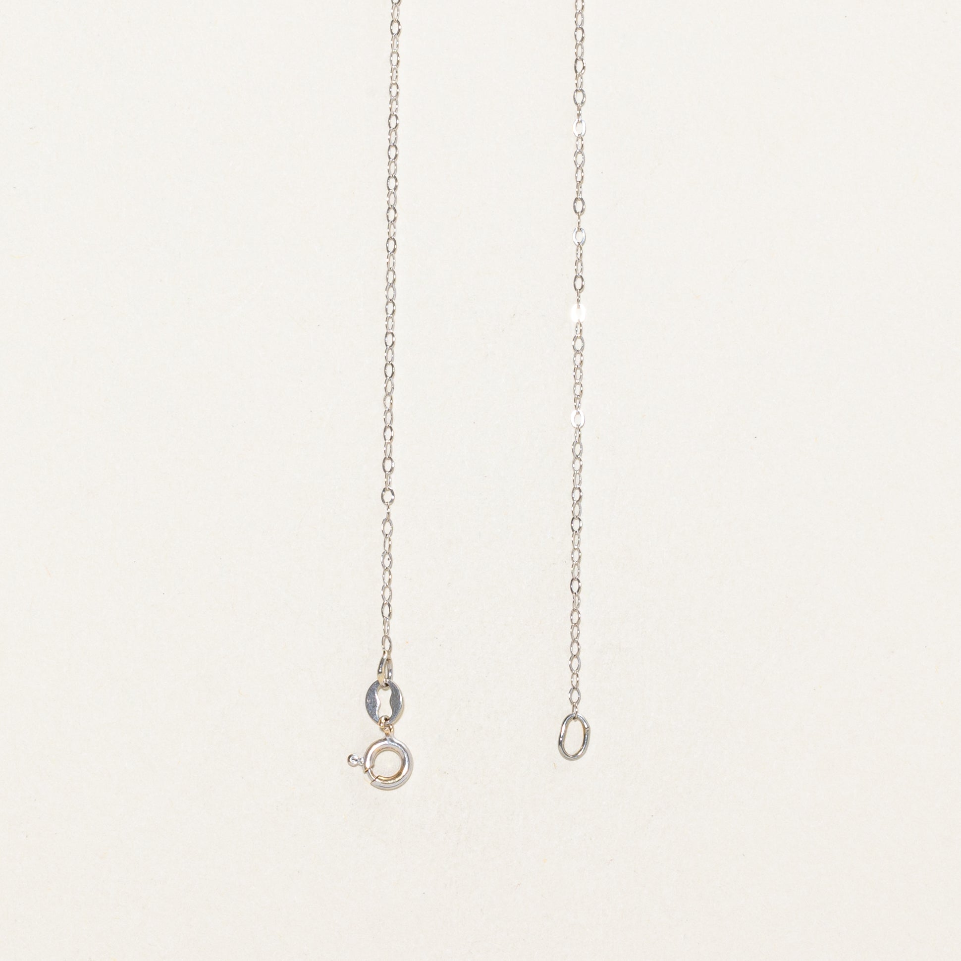 Diamond & Ruby Petal Pendant Necklace | 0.07ct, 0.3ctw | 17" |