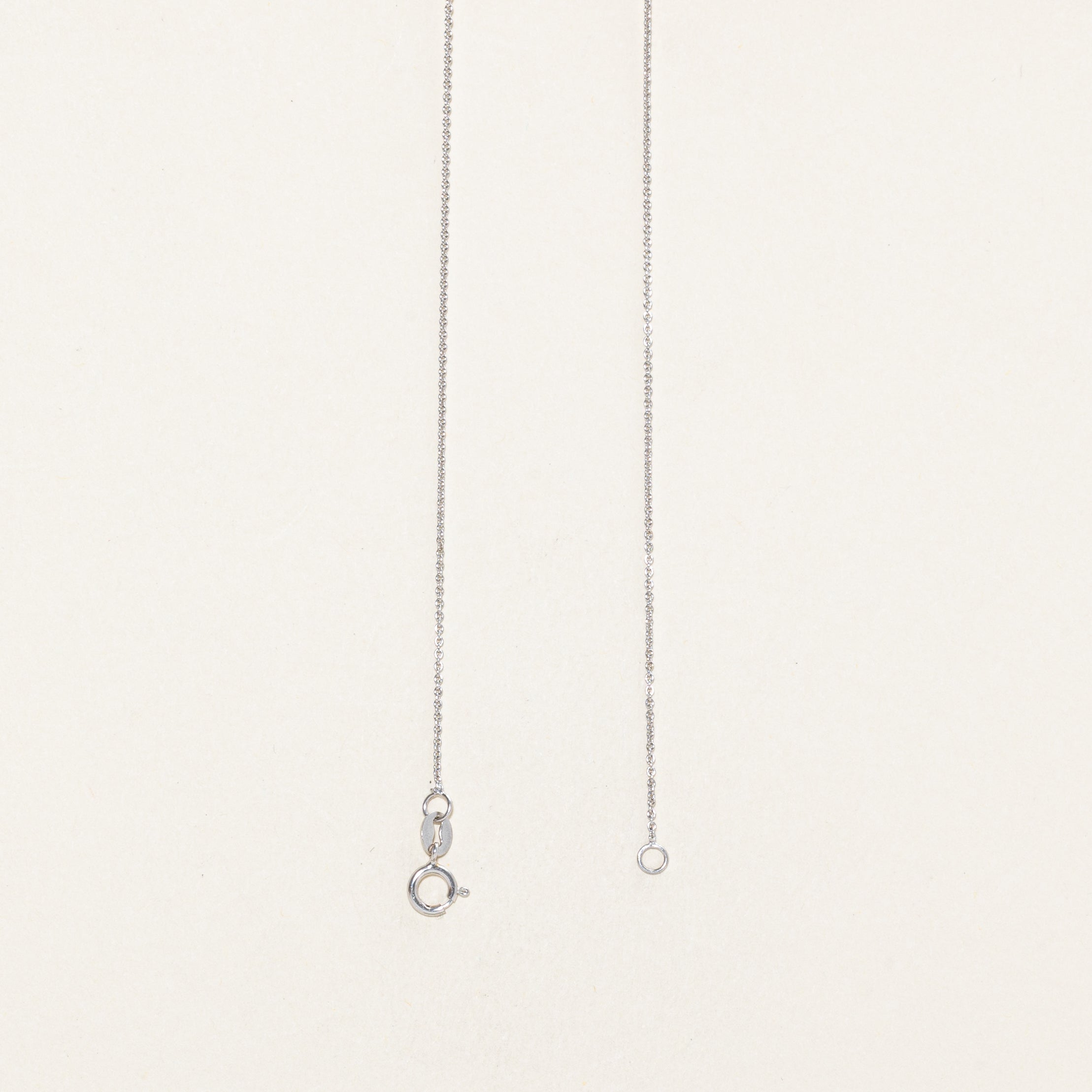 Collier pendentif en grille arc-en-ciel saphir et diamants | 1,0 ct, 0,05 ct | 45,7 cm |