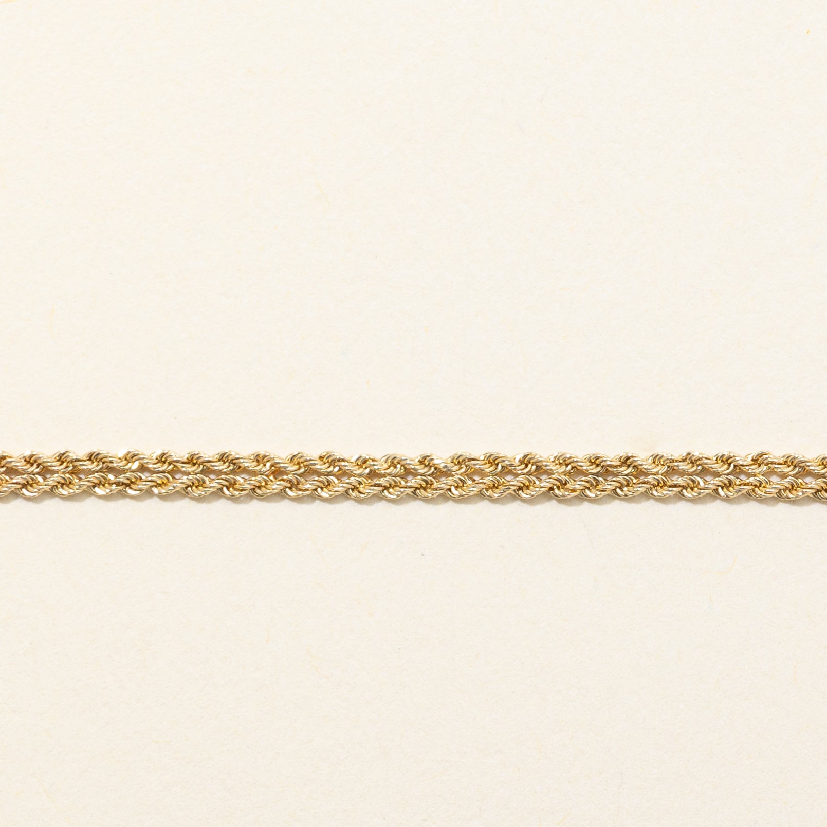 Five Stone Sapphire Rope Chain Gemstone Bracelet | 0.38ctw | 6.5" |