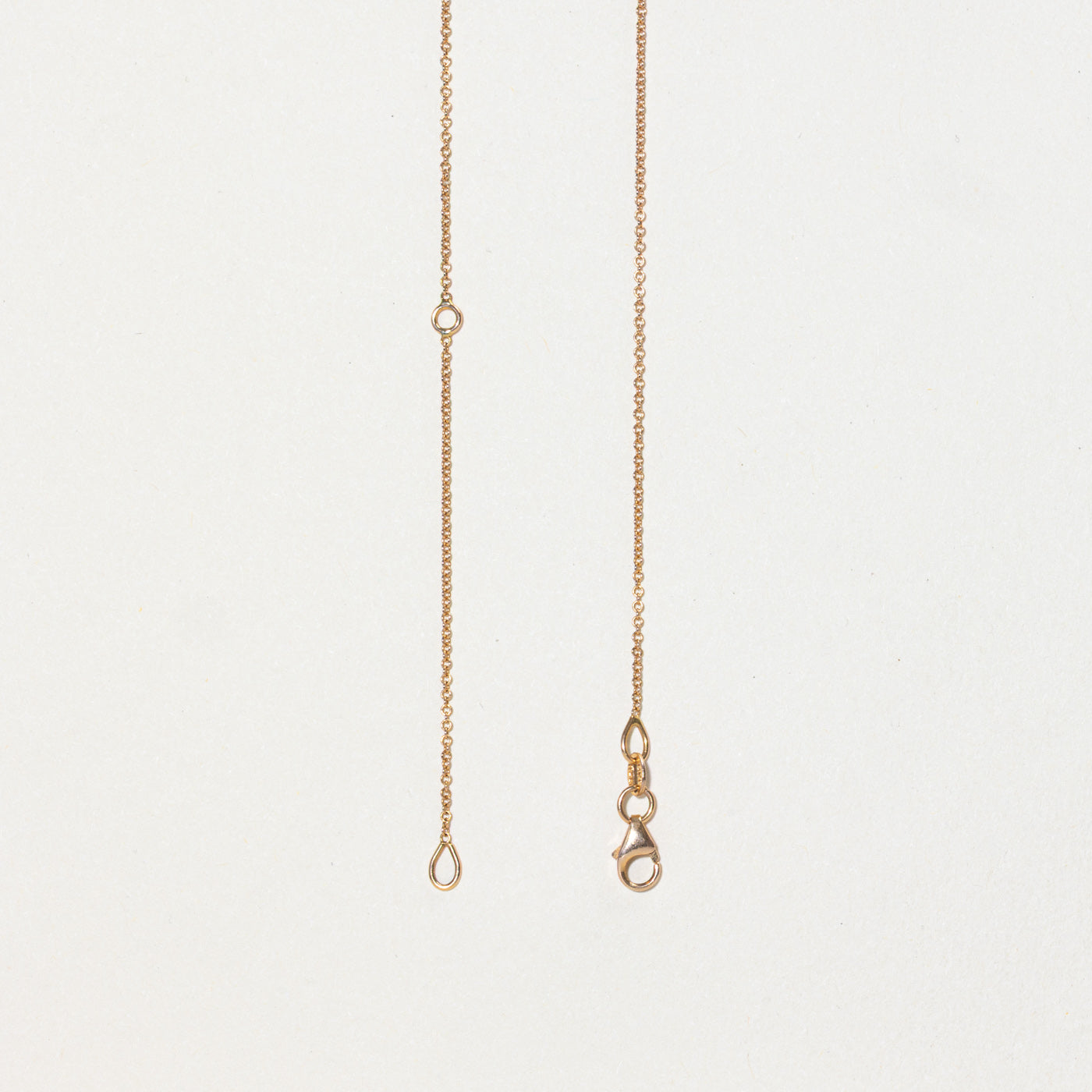 Mother of Pearl & Diamond Loop Pendant Necklace | 0.97ct, 0.22ctw | 19"