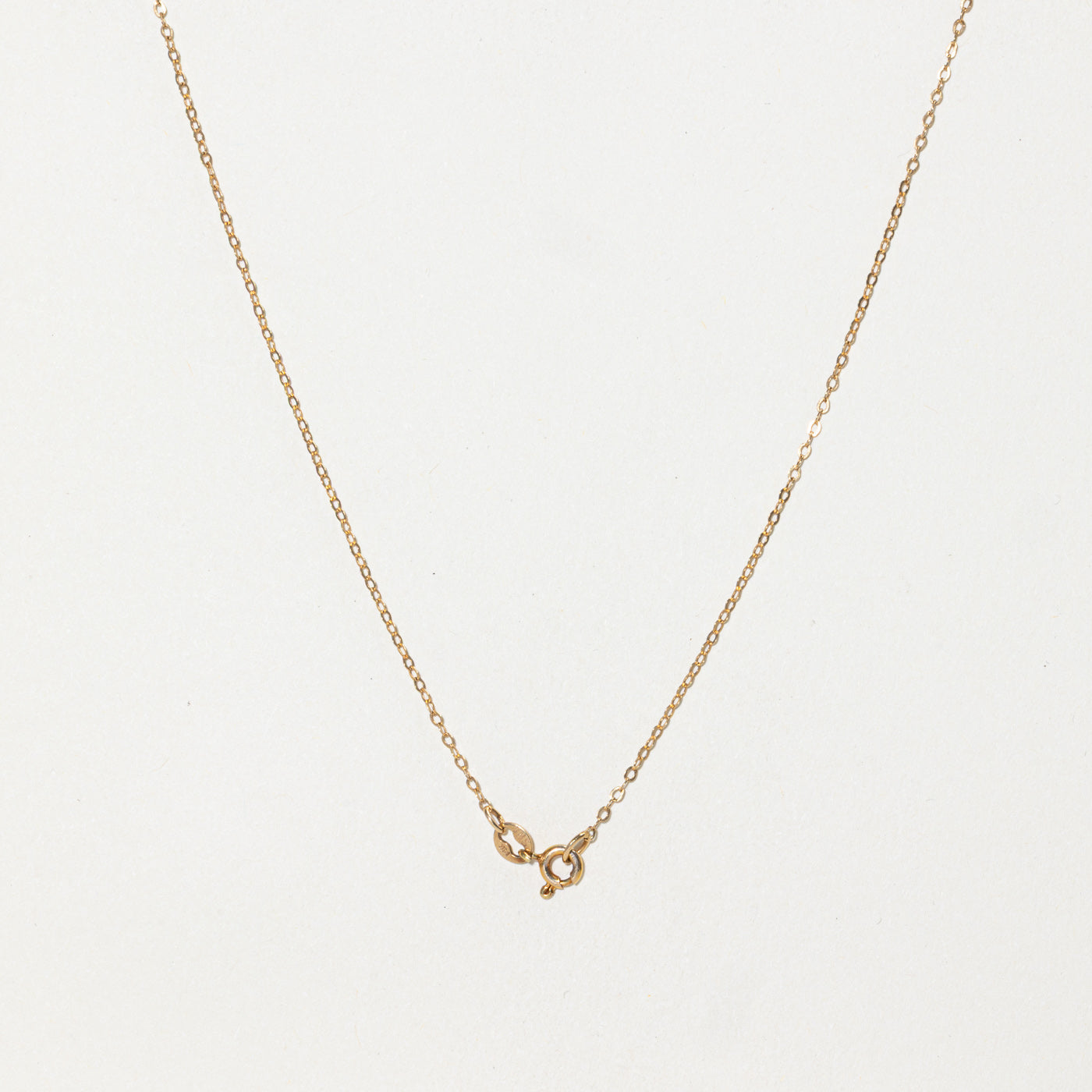 Collier pendentif tortue en serpentine à trois pierres | 0,60 ct | 40,6 cm
