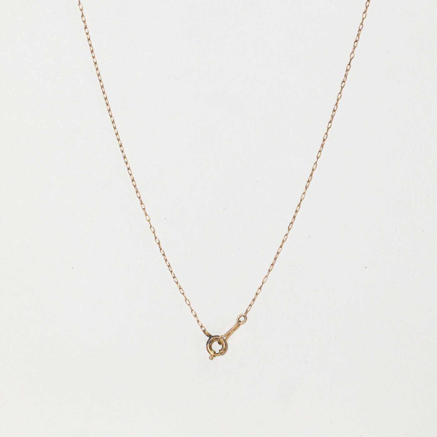 Solitaire Pearl Pendant Necklace | 15"