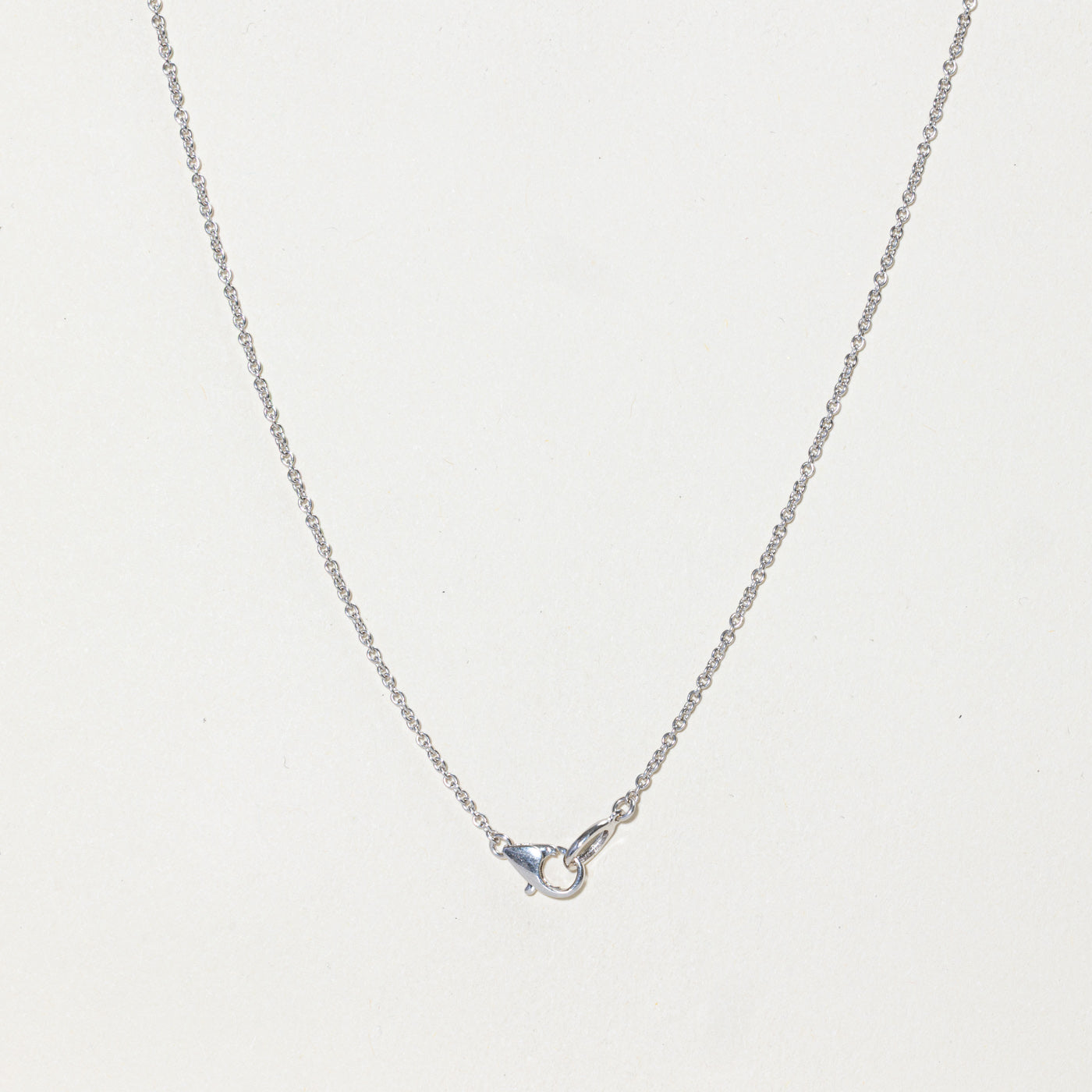 18k Pasté Glass & Diamond Horseshoe Pendant Necklace | 0.70ct, 0.05ct | 16"