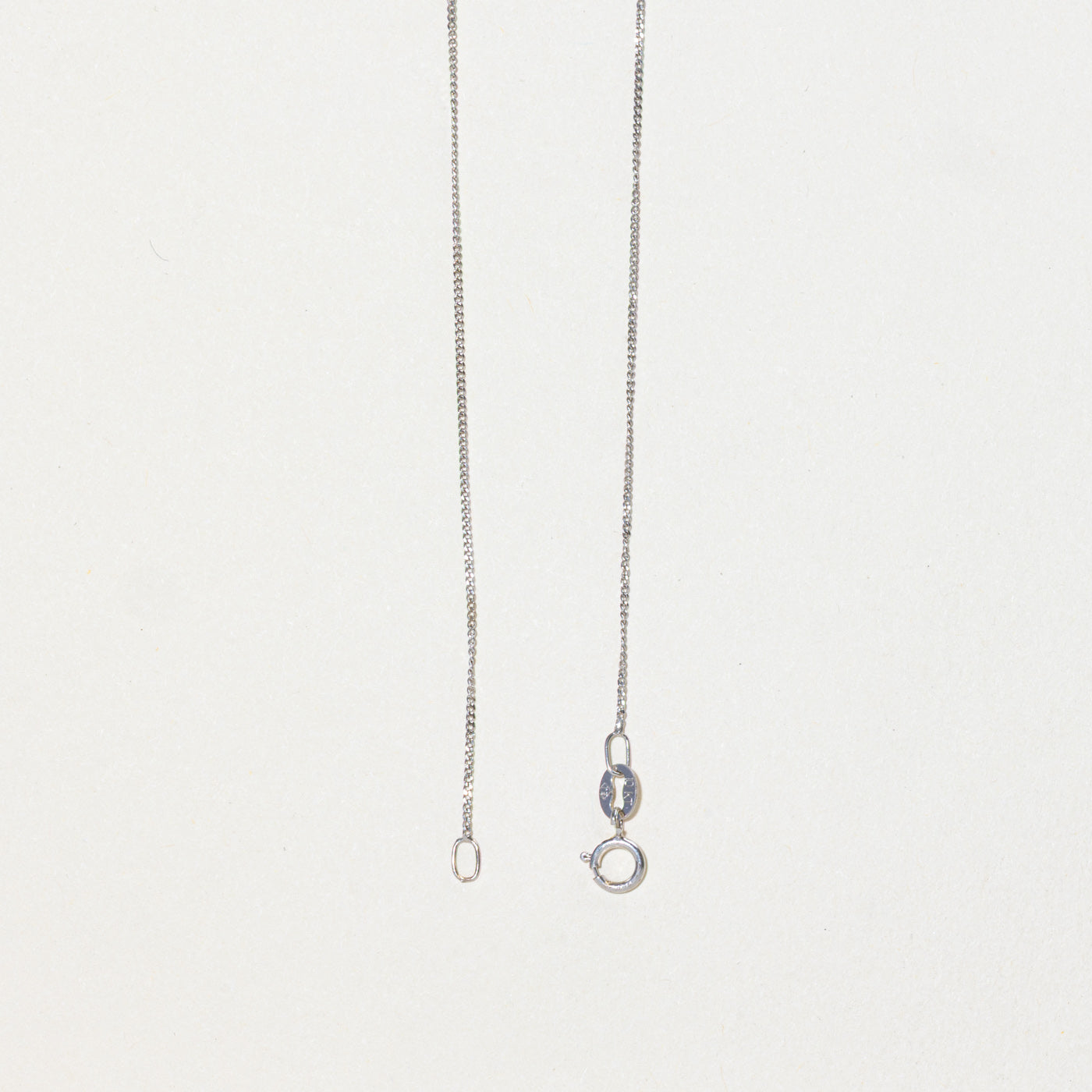 Bezel Set Pink Glass & Diamond Pendant Necklace | 0.15ct, 0.01ct | 16"