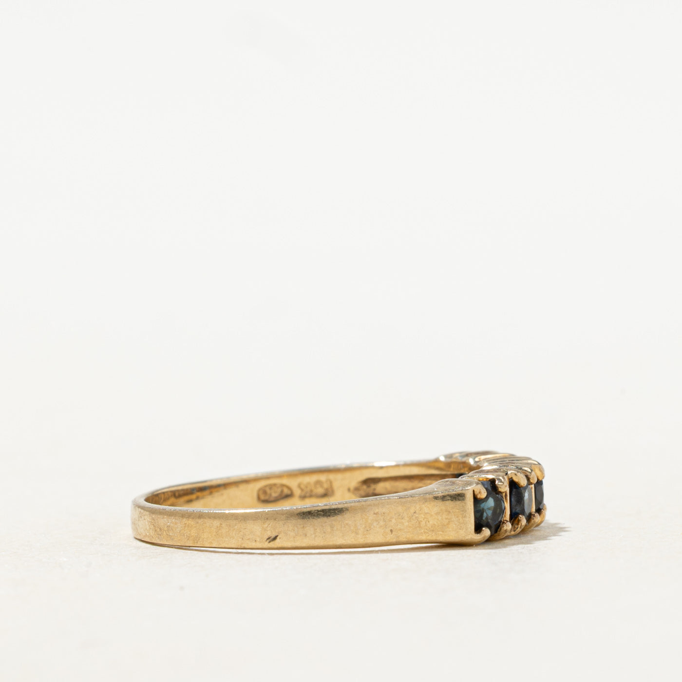 Bague cinq saphirs | 0,50 ct au total | Taille 7