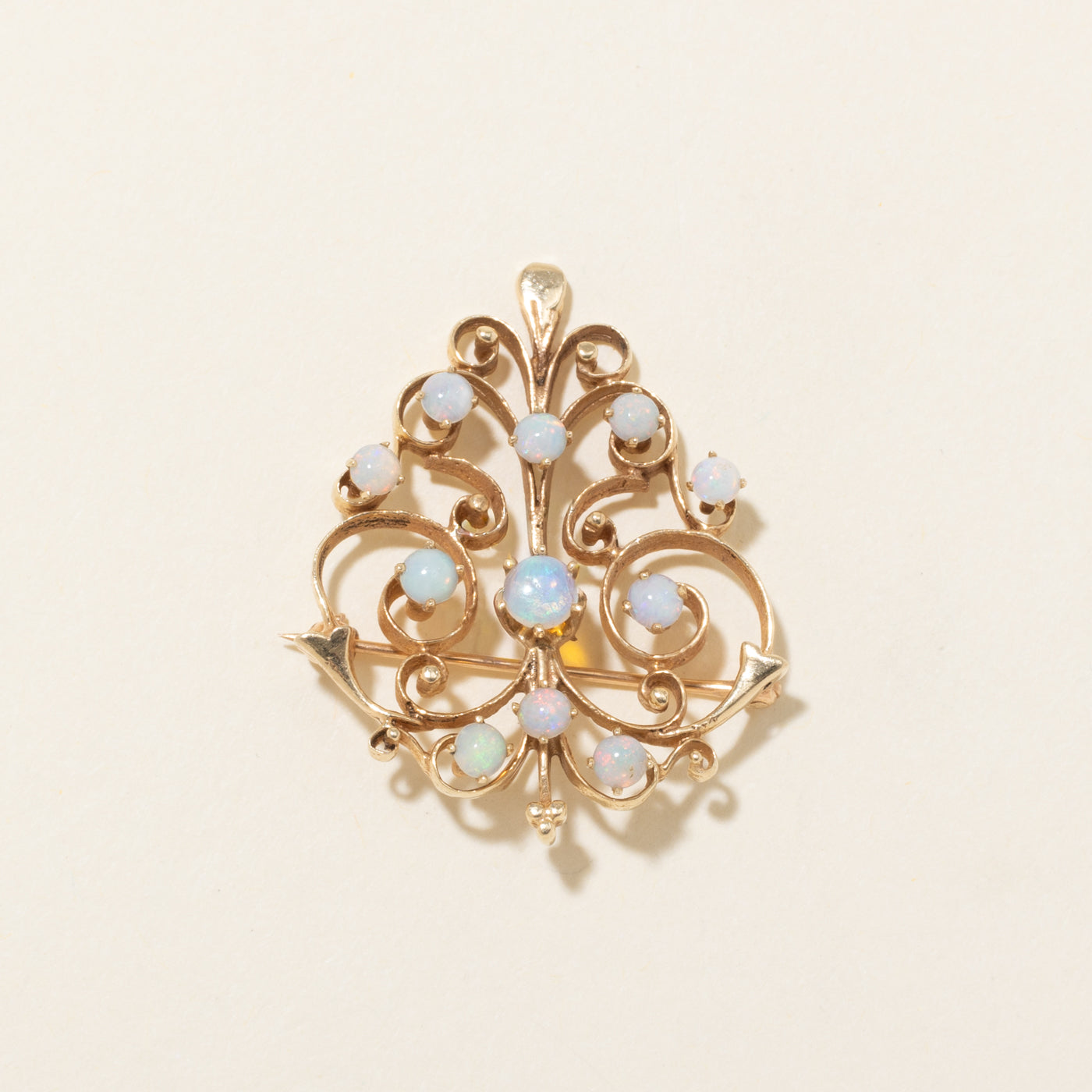 Broche en or 14 carats 6280-10