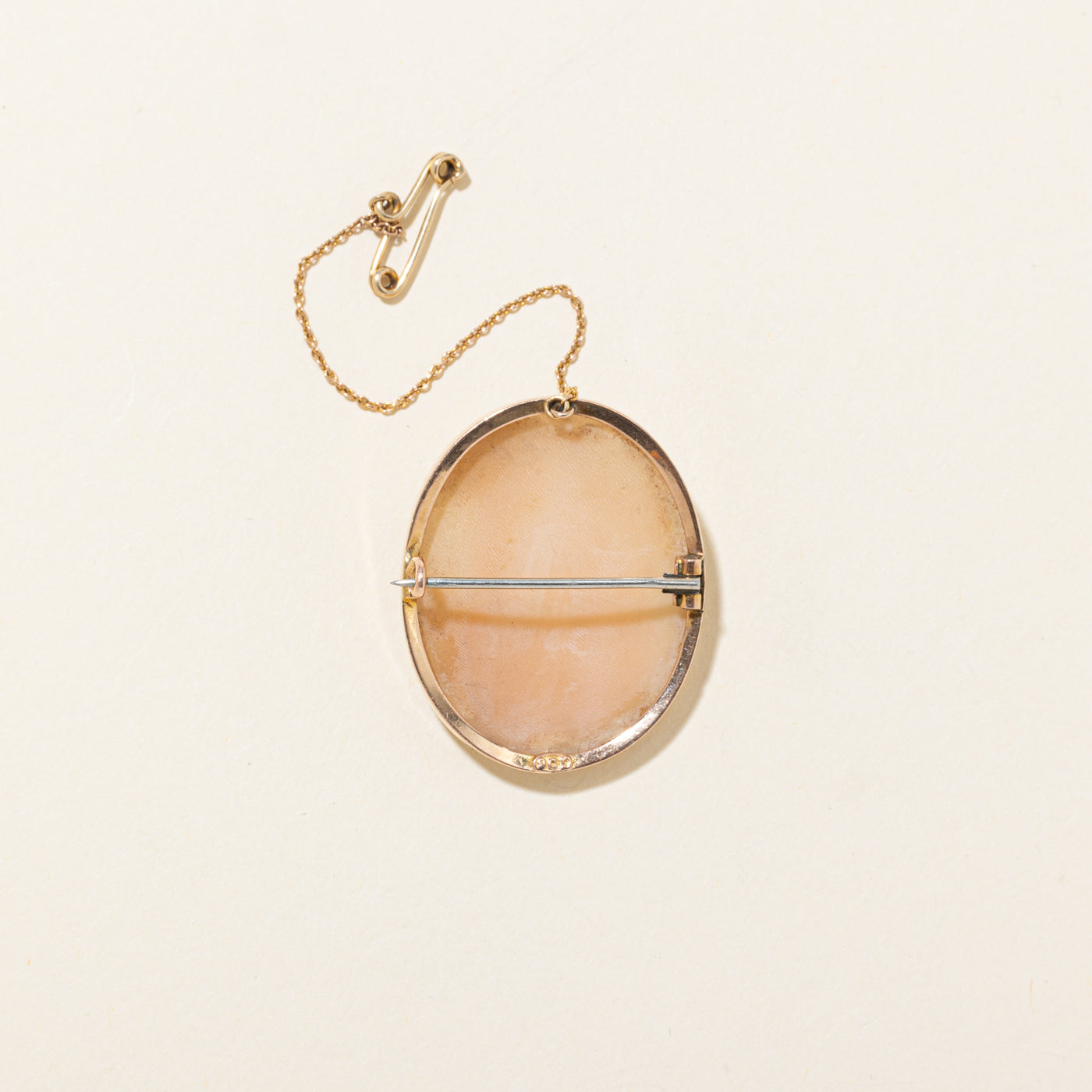 Antique 9k Shell Cameo Brooch | 15.00ct